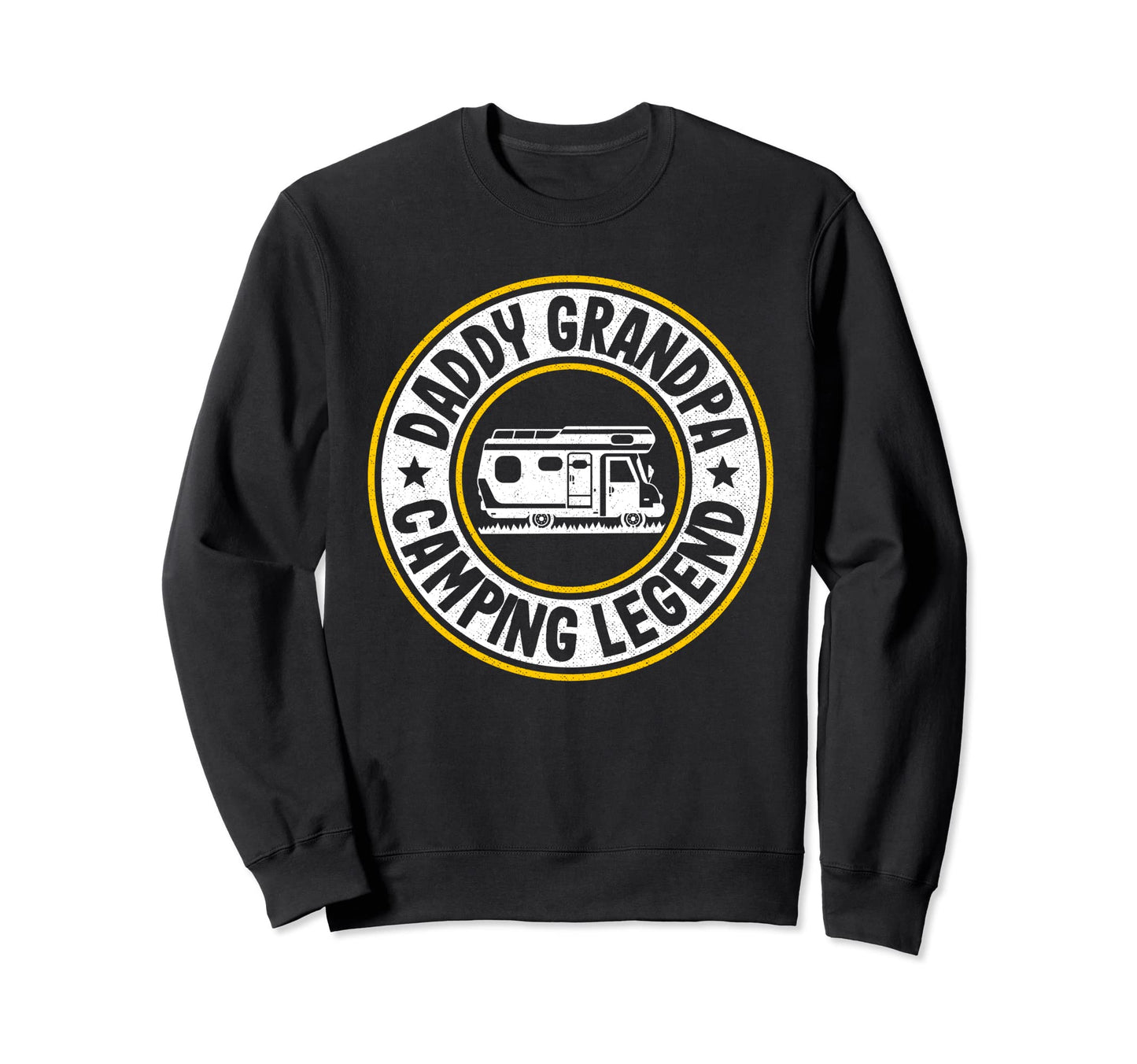 Daddy Grandpa Camping Legend Rv Sweatshirt - Unique Graphic for Adults - T-Shirt, Sweatshirt, Hoodie