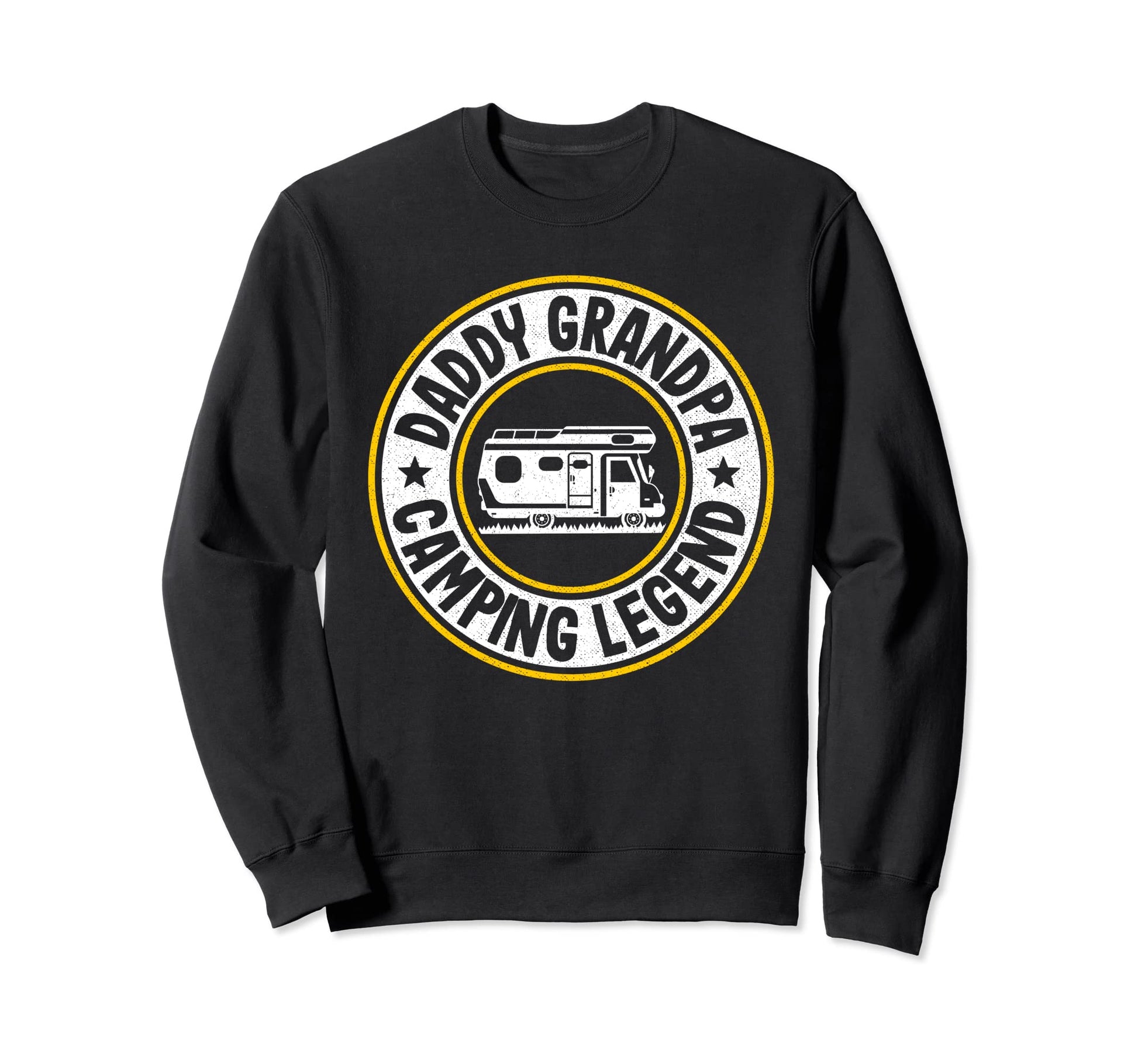 Daddy Grandpa Camping Legend Rv Sweatshirt - Unique Graphic for Adults - T-Shirt, Sweatshirt, Hoodie
