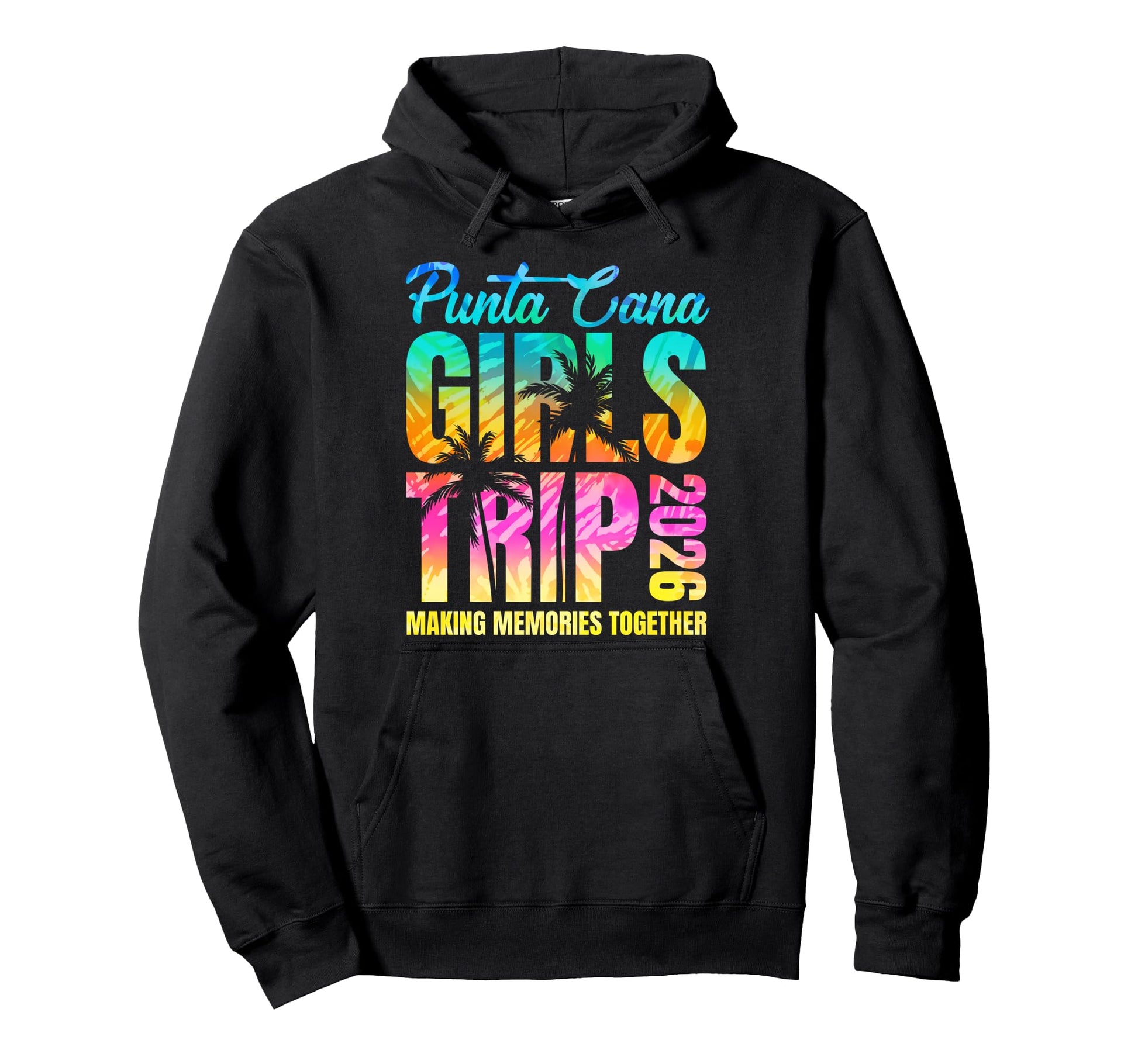 Punta Cana Trip 2026 Vacation Weekend Hoodie - Custom Art Print Men Women - T-Shirt, Sweatshirt, Hoodie