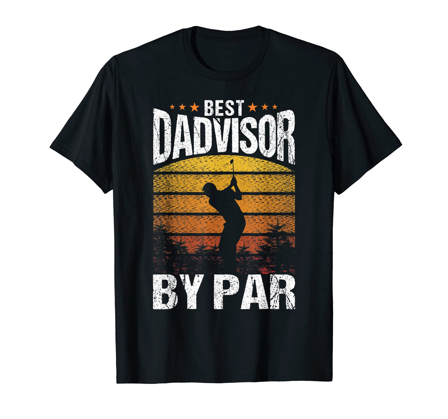 Mens Best Dadvisor Par Golf Dad T-Shirt - Aesthetic Graphic Men Women - T-Shirt, Sweatshirt, Hoodie