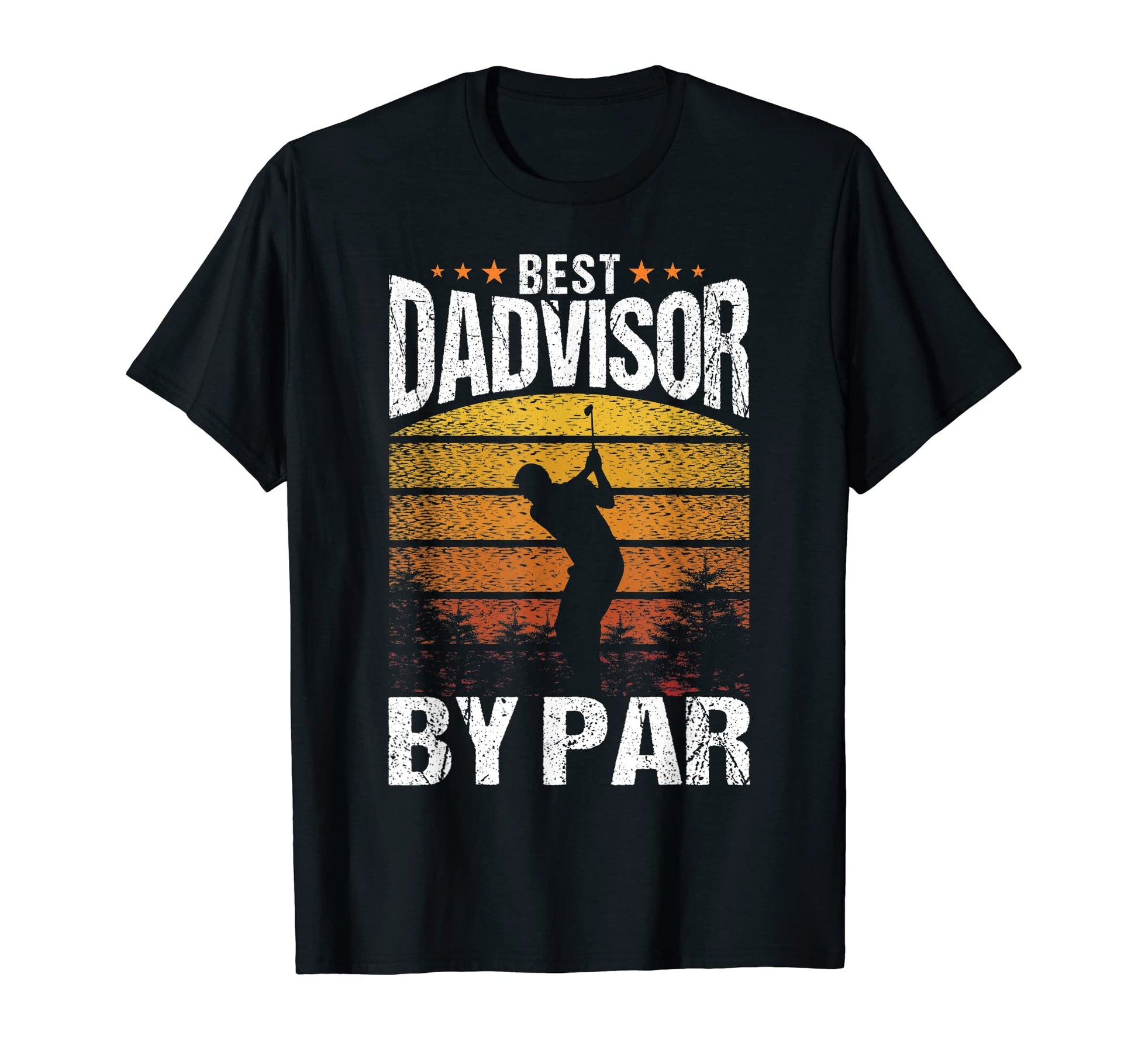 Mens Best Dadvisor Par Golf Dad T-Shirt - Aesthetic Graphic Men Women - T-Shirt, Sweatshirt, Hoodie