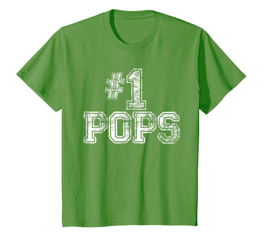 1 Pops Number One Sports Fathers Day T-Shirt - Unique Graphic for Adults - T-Shirt, Sweatshirt, Hoodie
