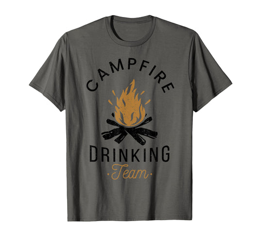 Campfire Drinking Team Camp Lovers T-Shirt - Streetwear Style for Adults - T-Shirt, Sweatshirt, Hoodie