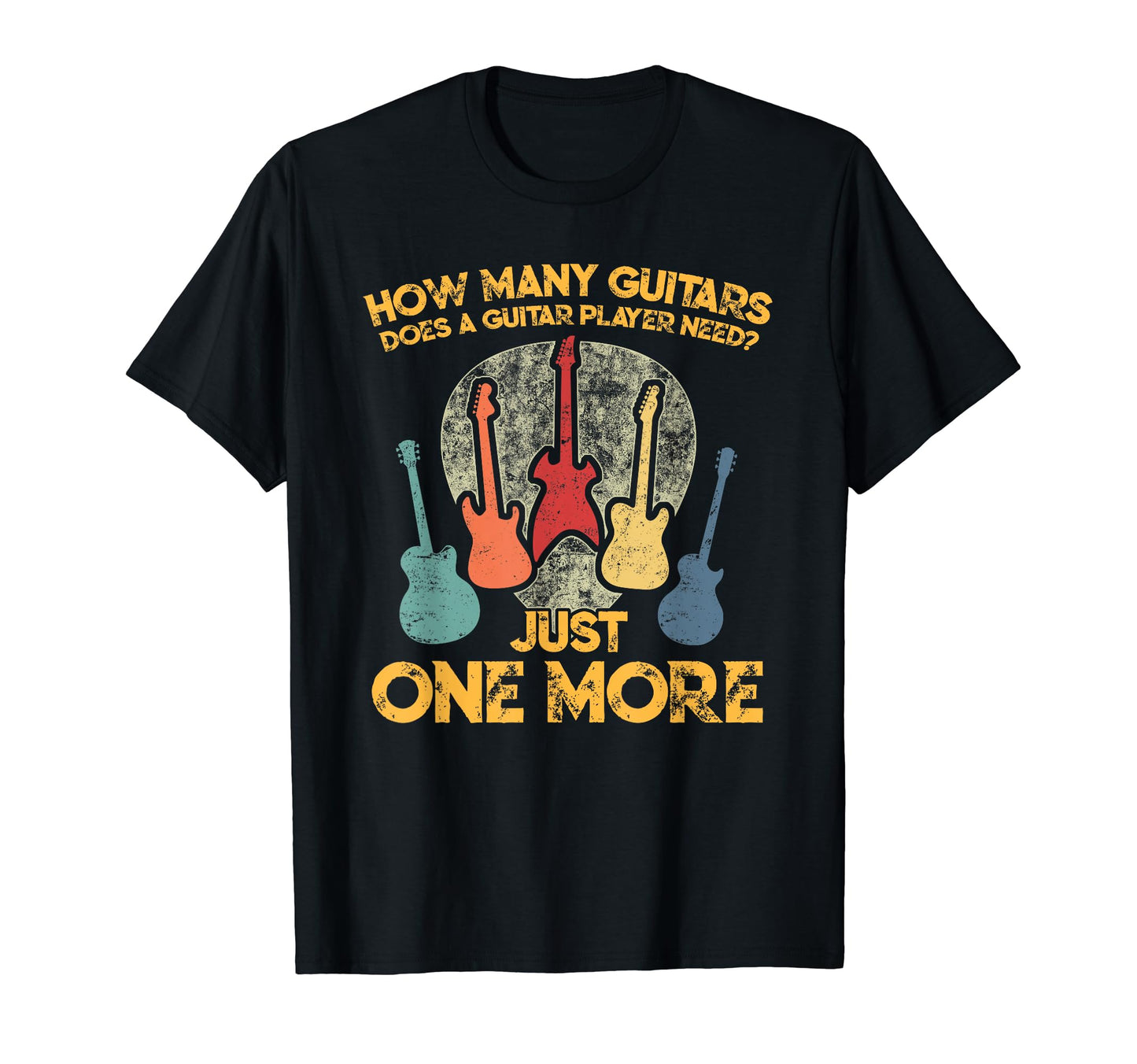 How Many Guitars Does Guitar Player T-Shirt - Minimalist Print Men Women - T-Shirt, Sweatshirt, Hoodie