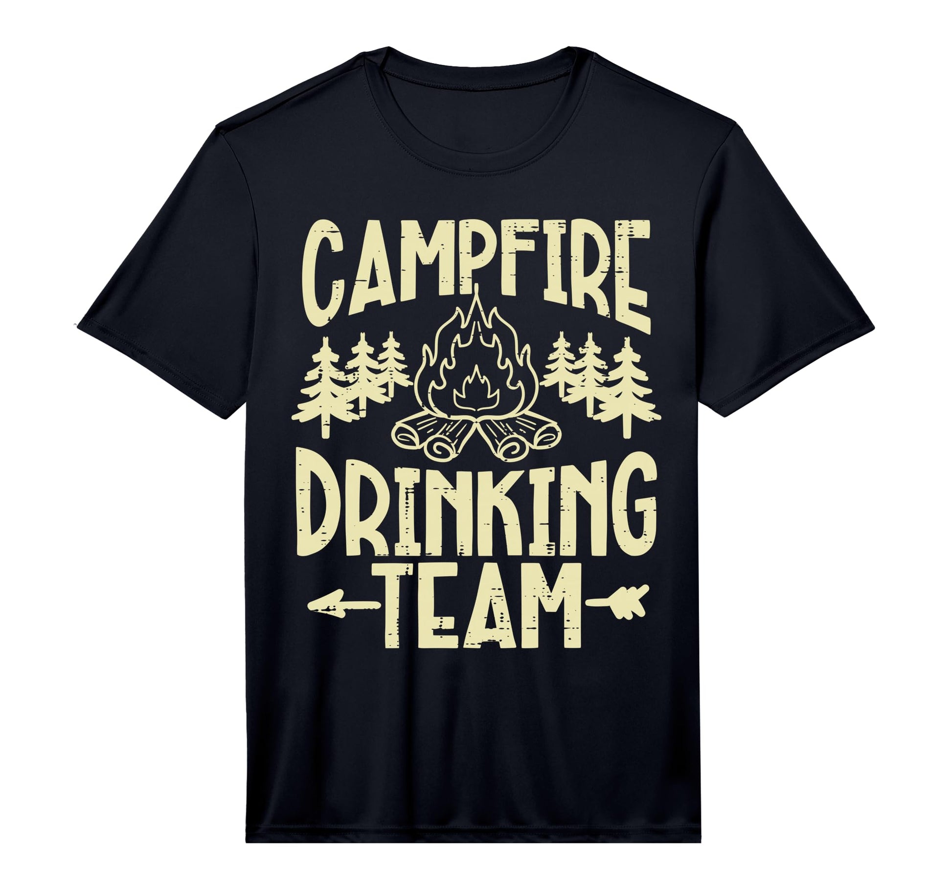 Mens Campfire Team Camping Funny Camp T-Shirt - Graphic Print Men Women - T-Shirt, Sweatshirt, Hoodie