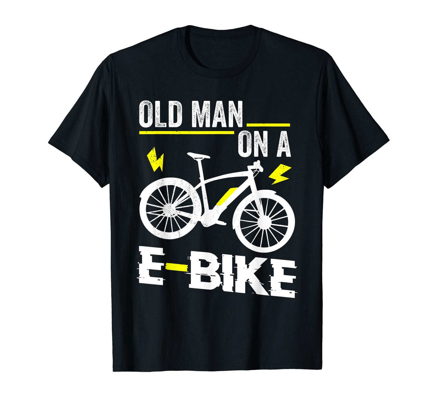 Old E Bike Electronic Bicycle T-Shirt - Casual Everyday Wear for Adults - T-Shirt, Sweatshirt, Hoodie
