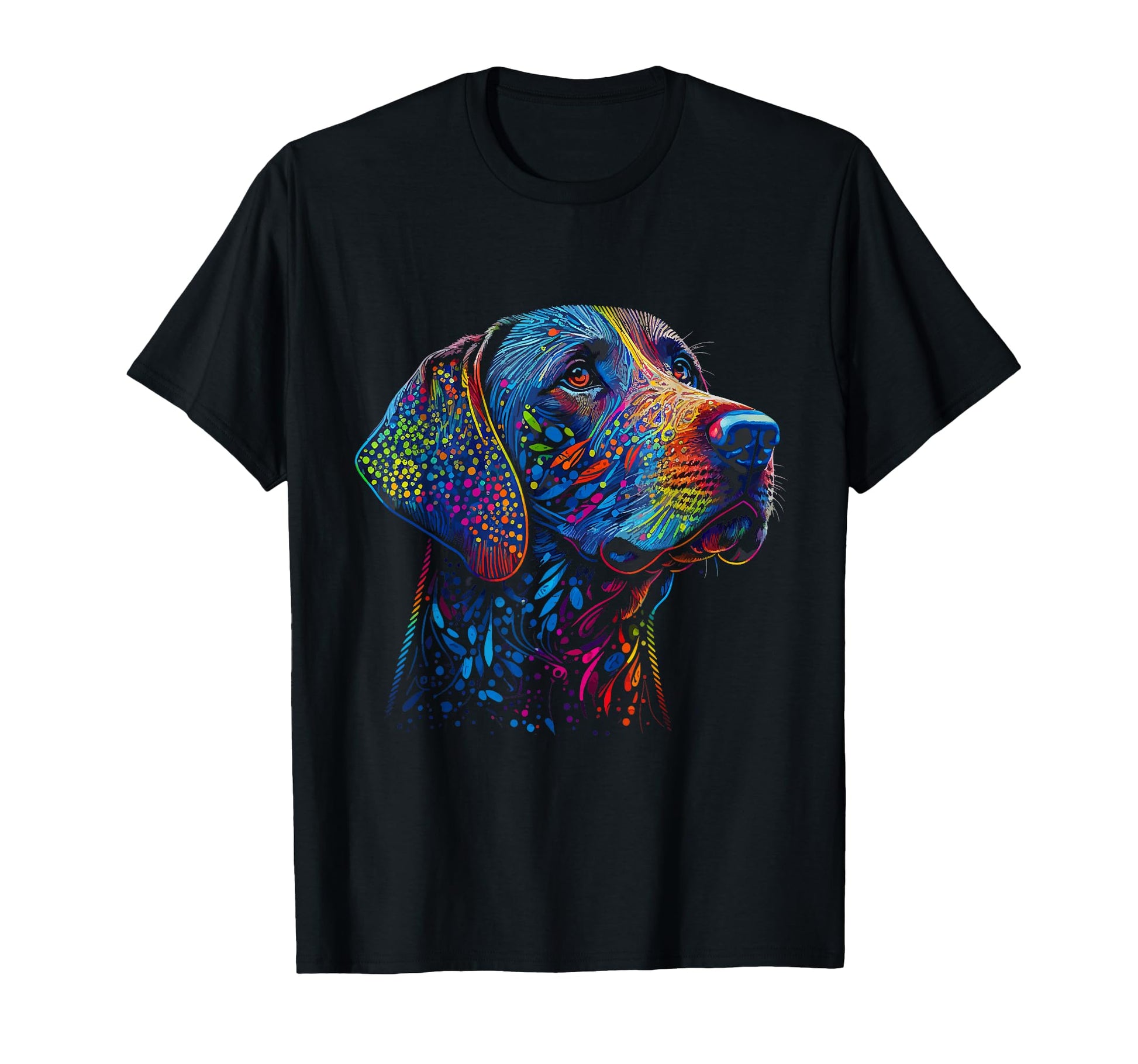 German Shorthaired Colorful T-Shirt - Custom Art Print Men Women - T-Shirt, Sweatshirt, Hoodie