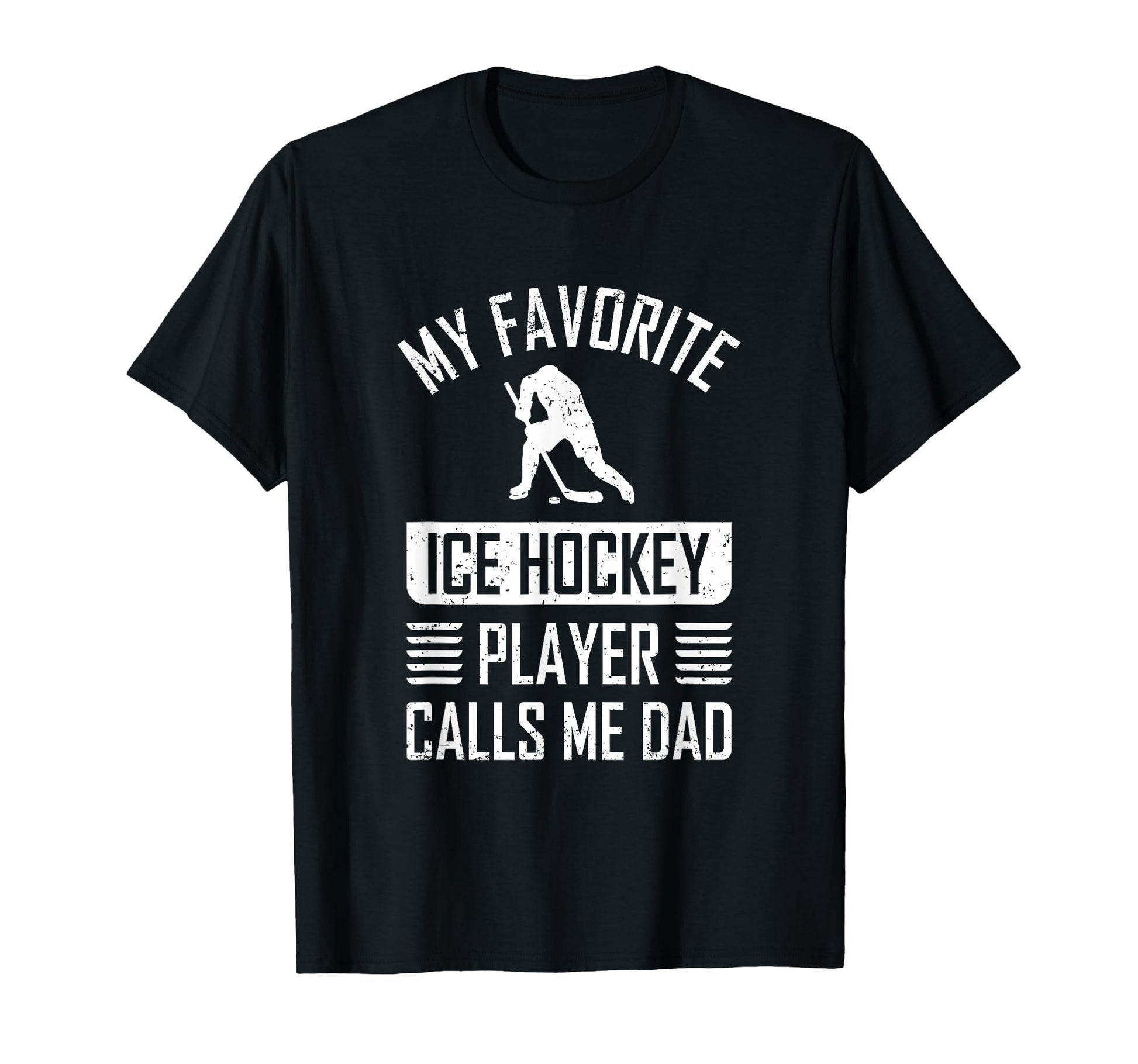 My Favorite Ice Hockey Player Calls T-Shirt - Minimalist Print Men Women - T-Shirt, Sweatshirt, Hoodie