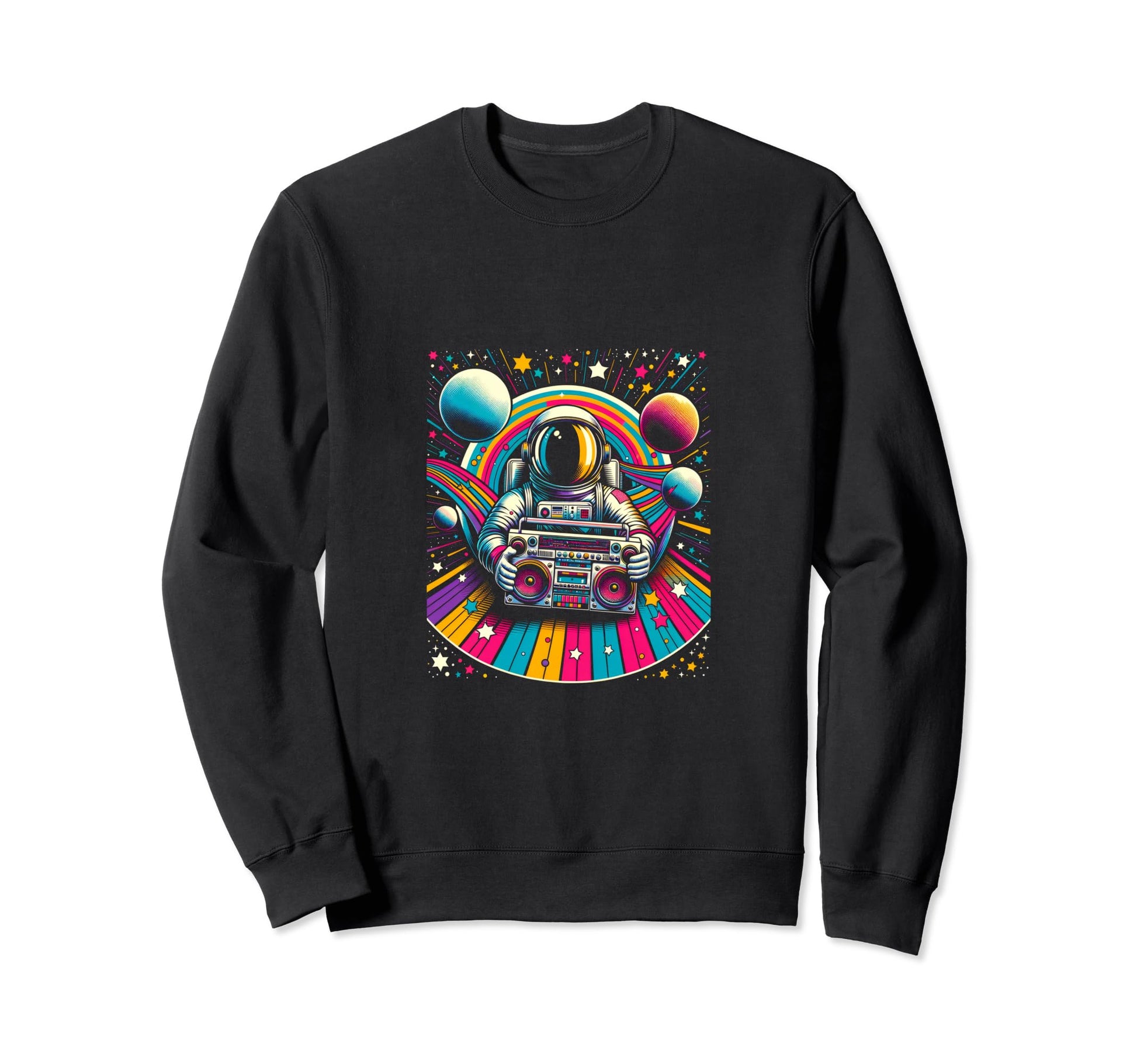 Pop Art Astronaut S 6Xl Sweatshirt - Aesthetic Graphic Unisex - T-Shirt, Sweatshirt, Hoodie