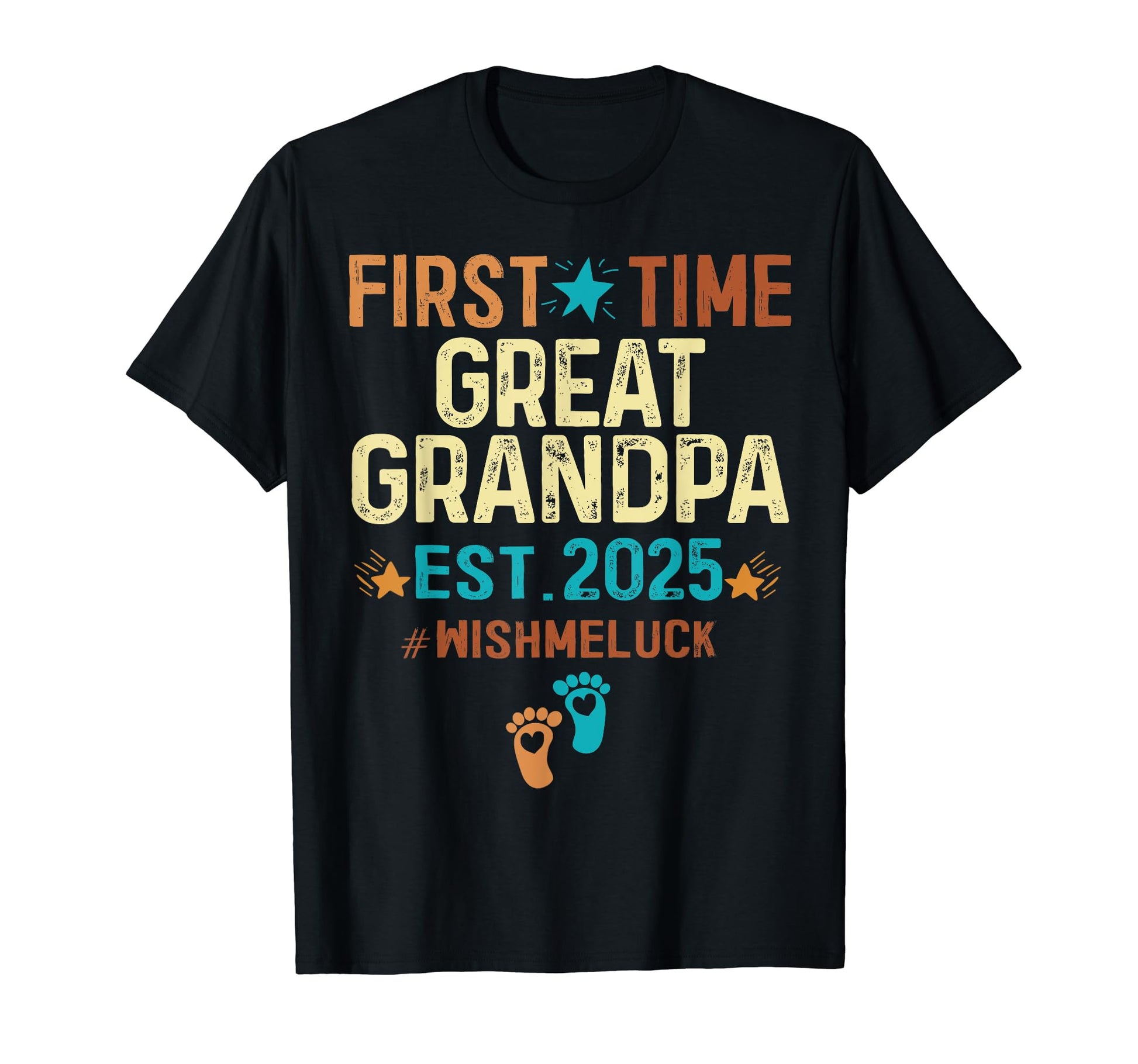 Promoted To Great Grandpa Est 2025 1St T-Shirt - Trendy Graphic Men Women - T-Shirt, Sweatshirt, Hoodie