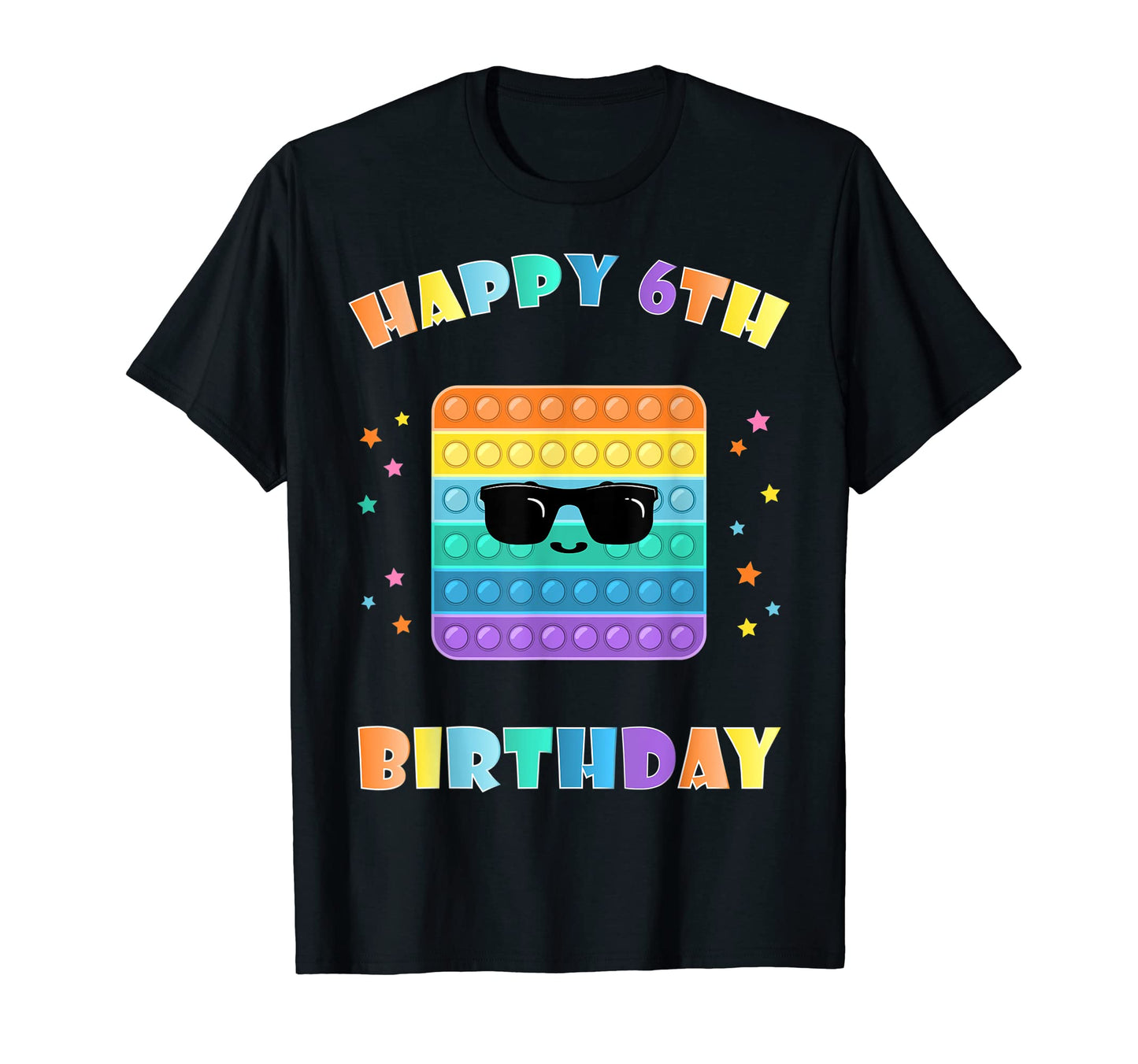6Th Birthday Pop It Decorations Sweatshirt - Graphic Print Unisex - T-Shirt, Sweatshirt, Hoodie