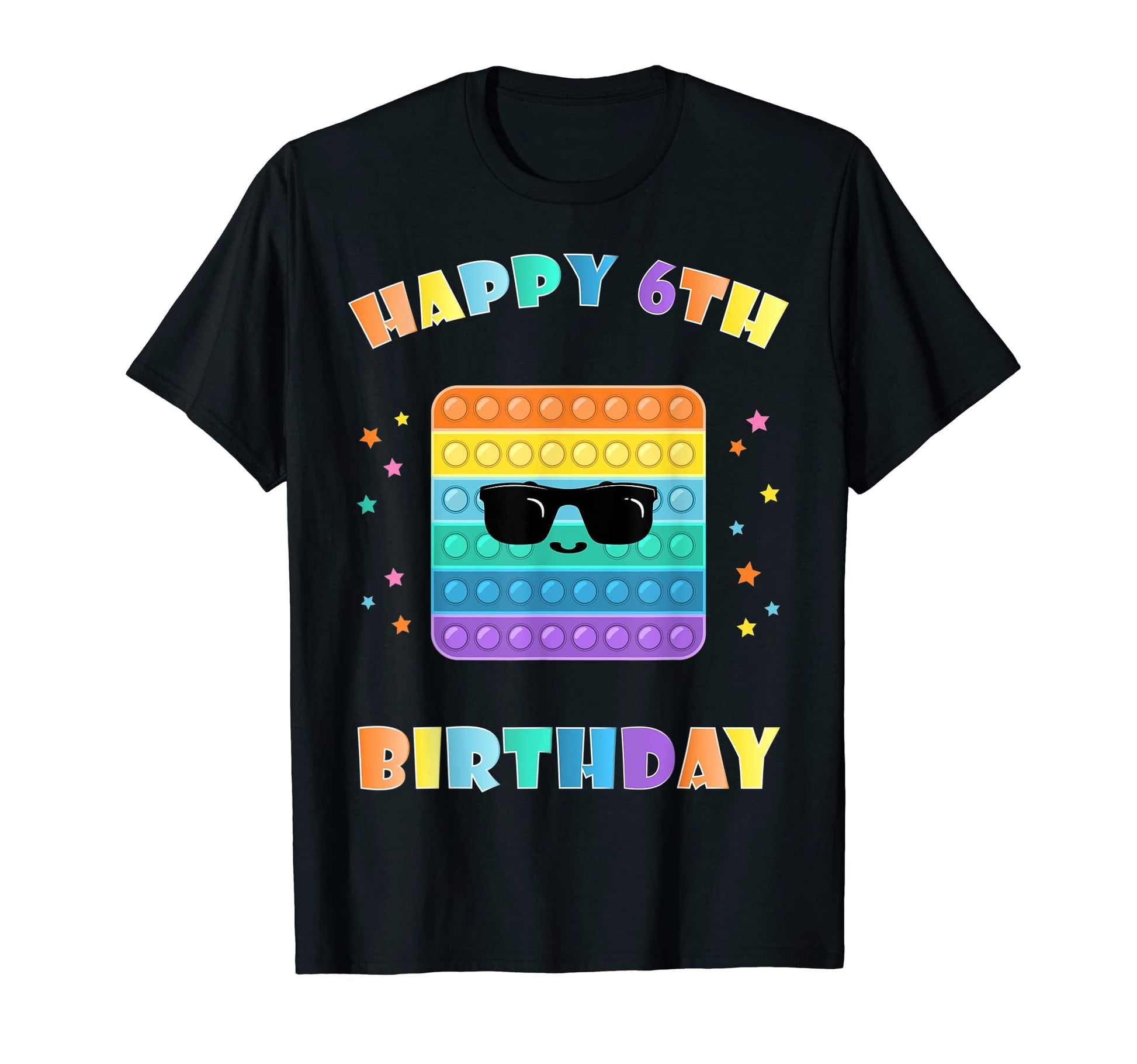 6Th Birthday Pop It Decorations Sweatshirt - Graphic Print Unisex - T-Shirt, Sweatshirt, Hoodie
