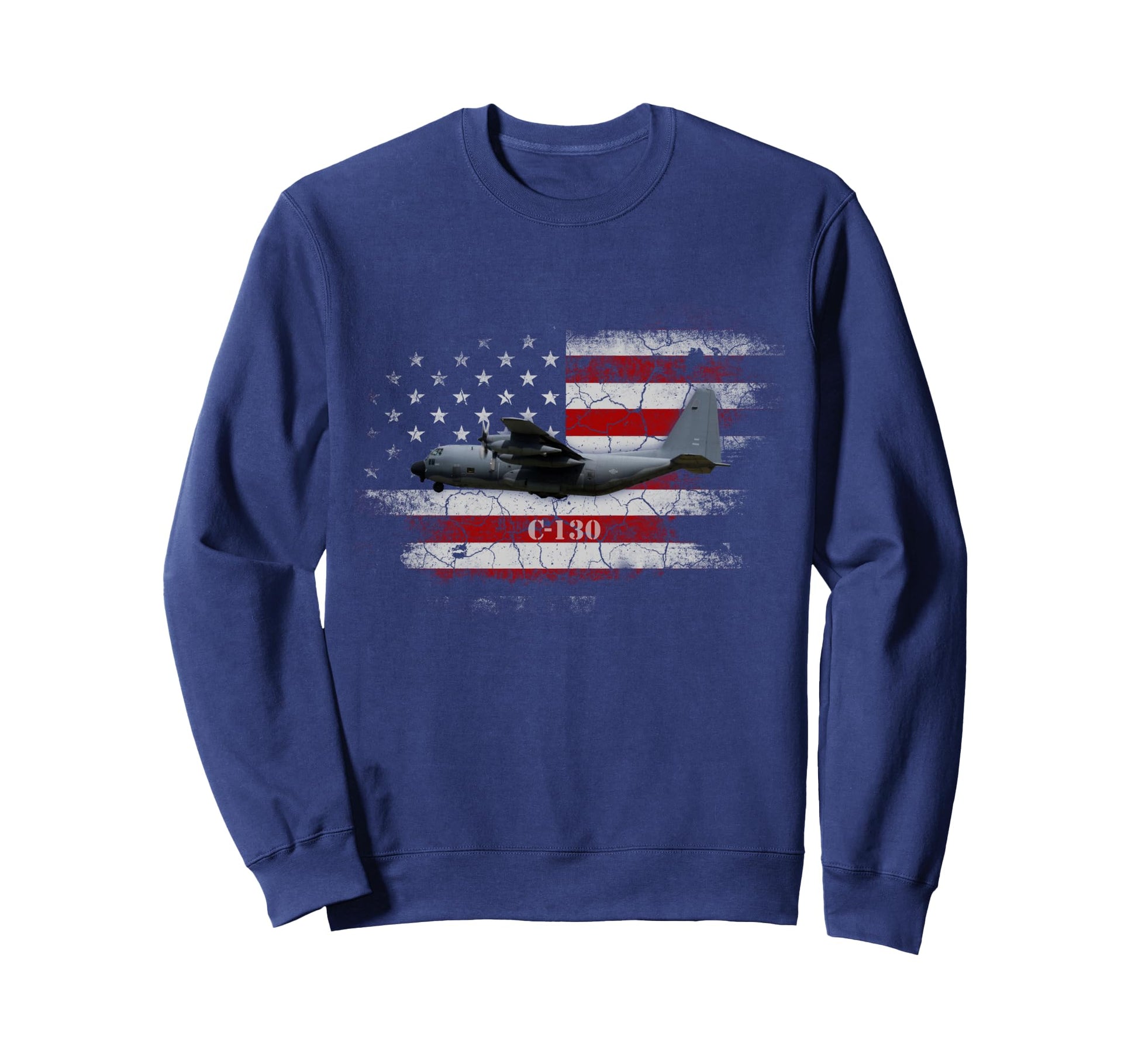 C 130 Combat Air Force Veteran Sweatshirt - Aesthetic Graphic for Adults - T-Shirt, Sweatshirt, Hoodie