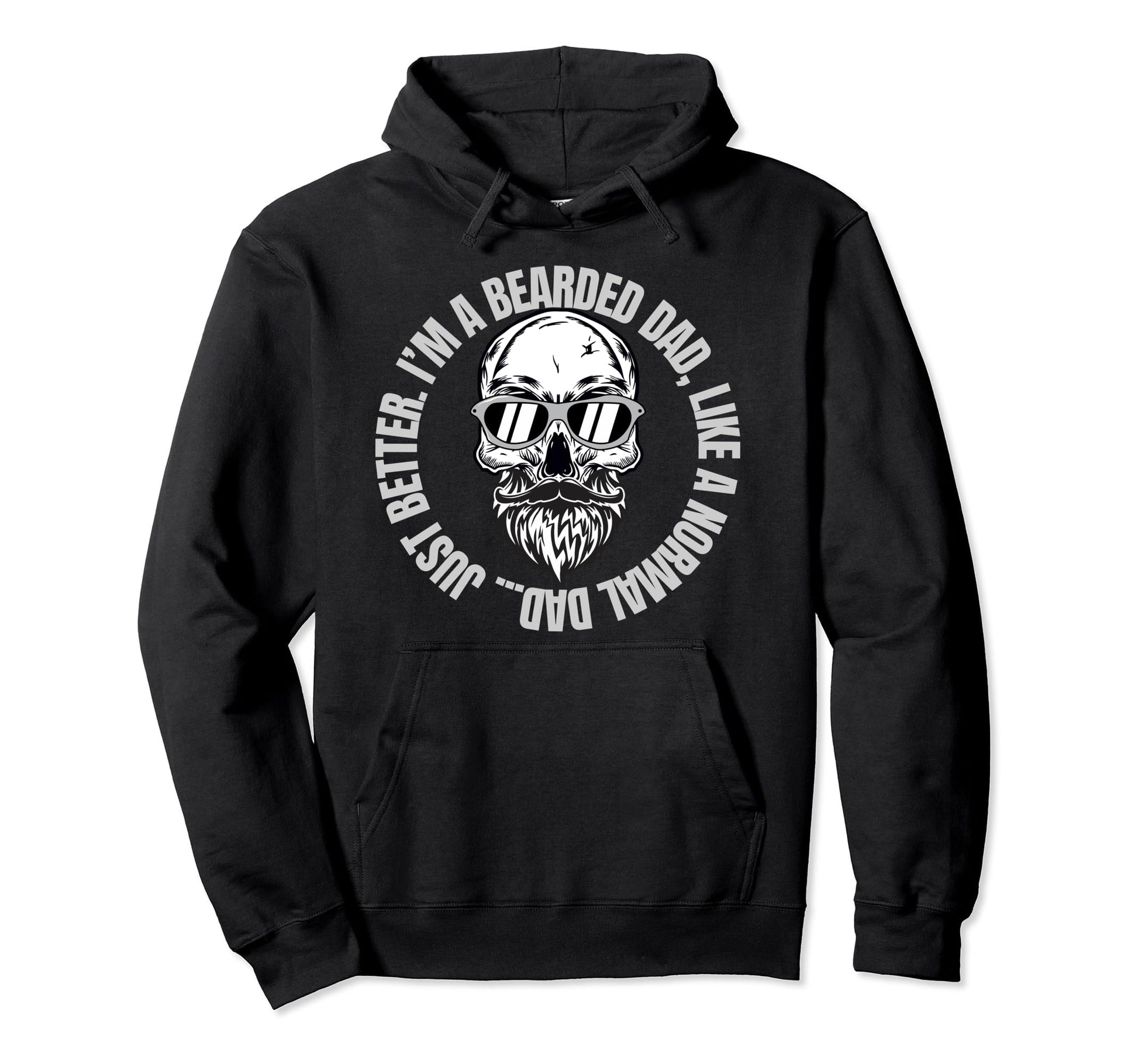 Funny Beard Fathers Gift Tattoo Beards Hoodie - Minimalist Print Men Women - T-Shirt, Sweatshirt, Hoodie