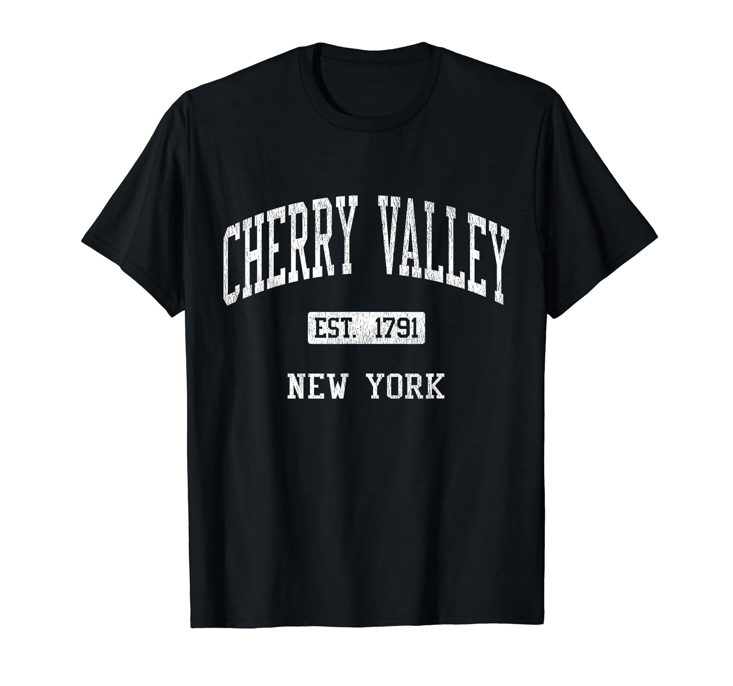 Cherry Valley New York Ny Js04 Athletic T-Shirt - Graphic Print Unisex - T-Shirt, Sweatshirt, Hoodie