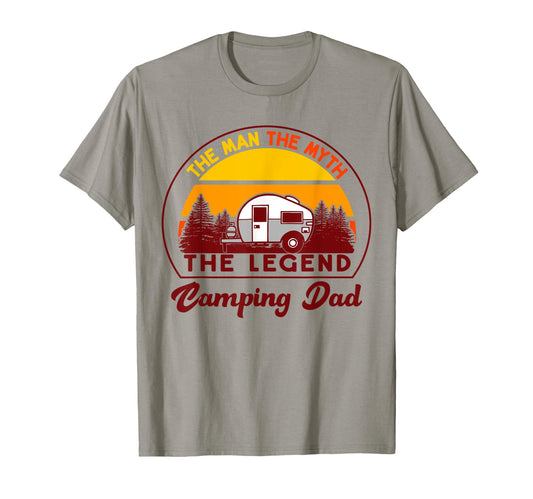 Camping Dad Motorhome Gift Caravan T-Shirt - Aesthetic Graphic Men Women - T-Shirt, Sweatshirt, Hoodie