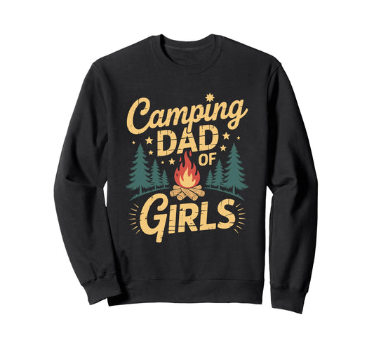 Camping Dad Outdoor Camp Camper Sweatshirt - Graphic Print for Adults - T-Shirt, Sweatshirt, Hoodie