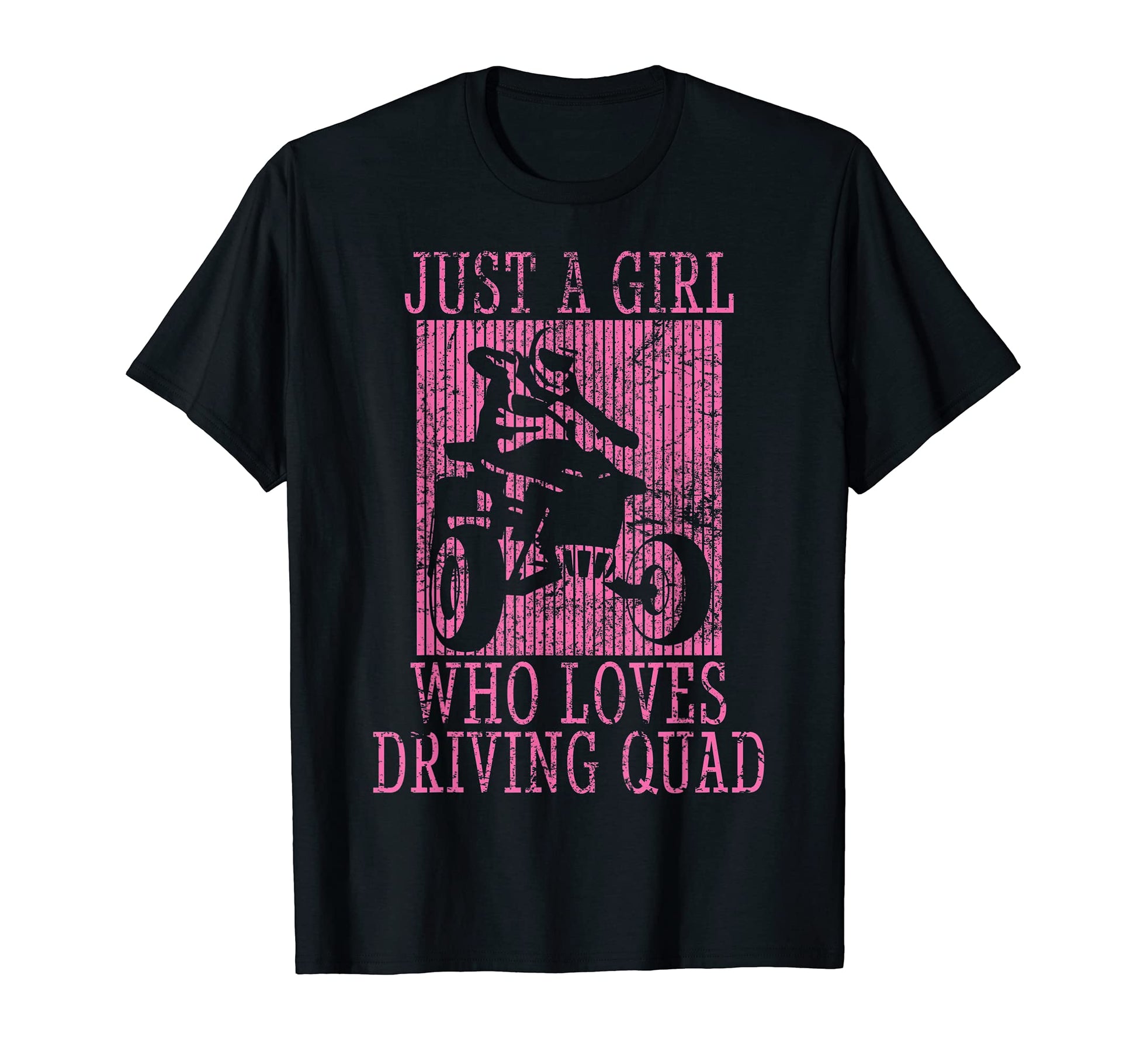 Quad Atv Driver 4 Wheels Bike Who Loves T-Shirt - Trendy Graphic Unisex - T-Shirt, Sweatshirt, Hoodie