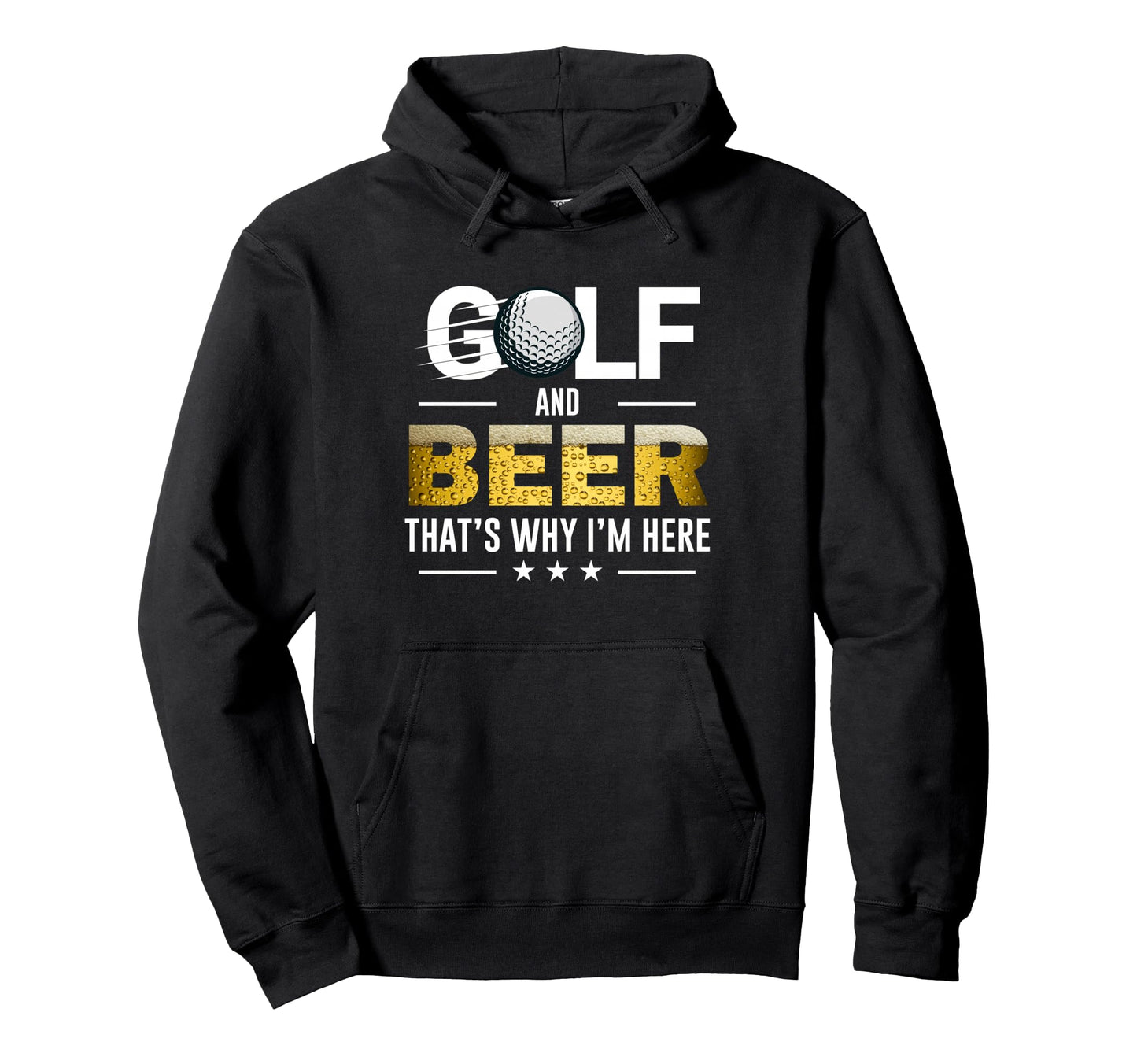 Golf And Beer Joke Dad Funny Fathers Day Hoodie - Unique Graphic Unisex - T-Shirt, Sweatshirt, Hoodie