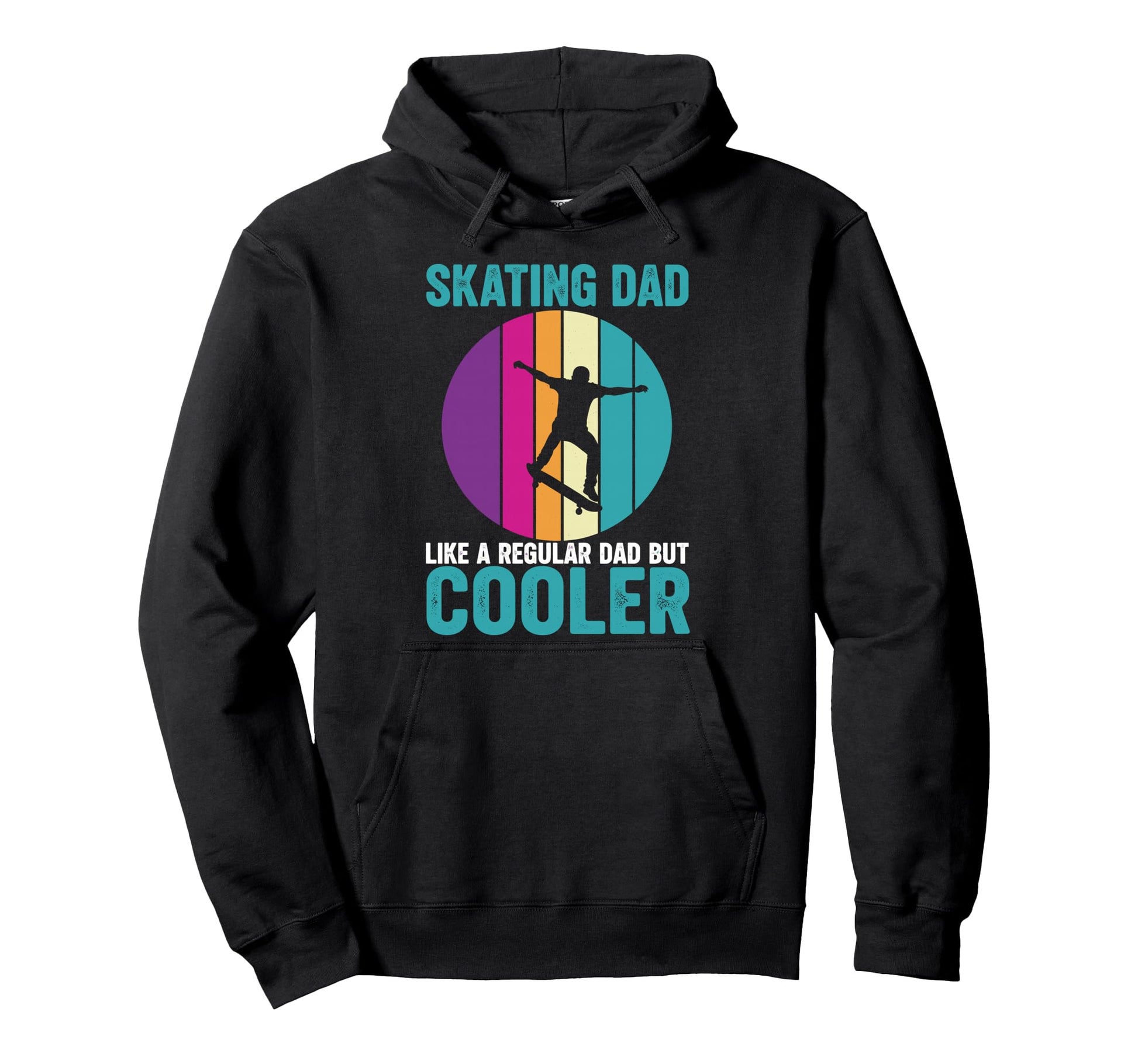 Skating Dad Like Regular Dad But Cooler Hoodie - Minimalist Print Unisex - T-Shirt, Sweatshirt, Hoodie