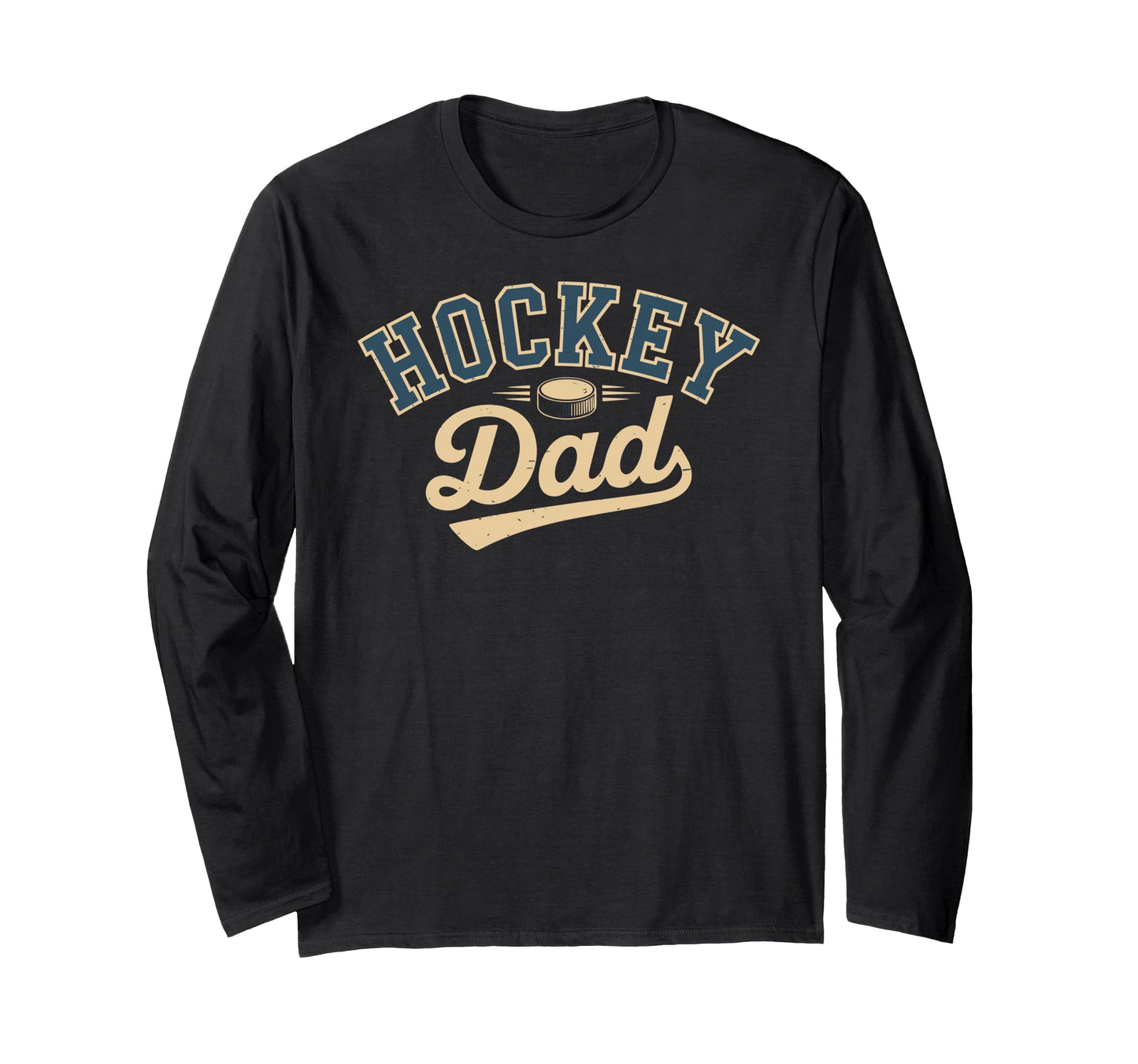 Funny Ice Hockey Dad Fathers Day T-Shirt - Minimalist Print for Adults - T-Shirt, Sweatshirt, Hoodie