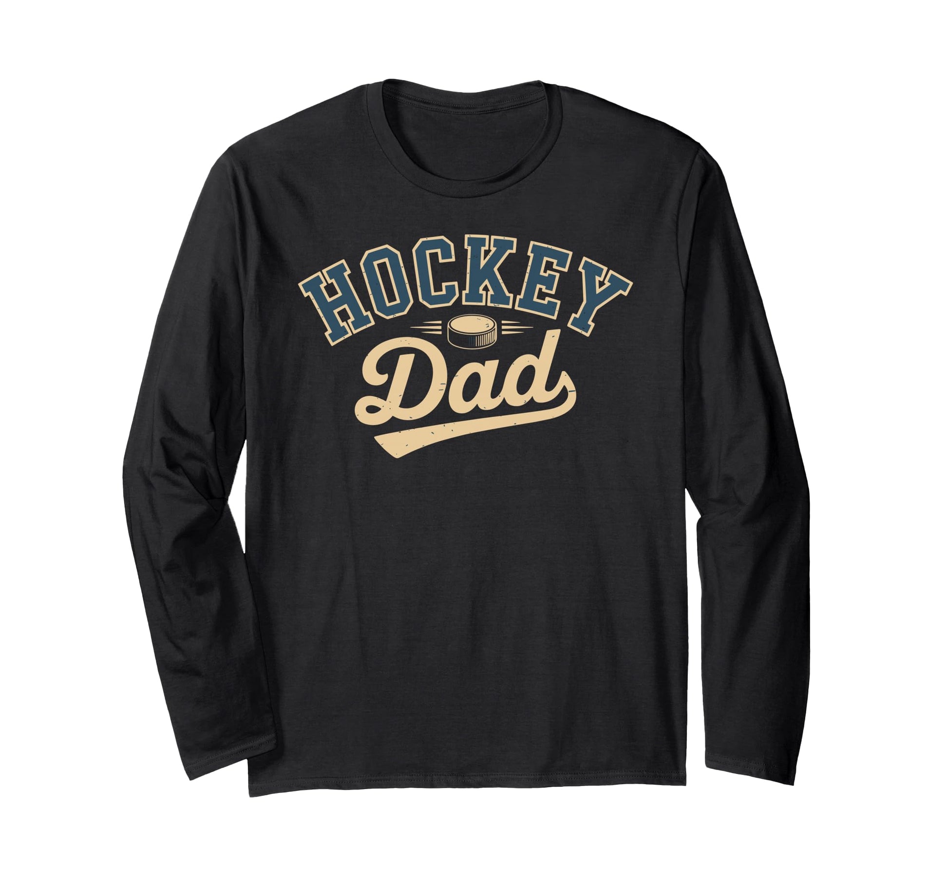 Funny Ice Hockey Dad Fathers Day T-Shirt - Minimalist Print for Adults - T-Shirt, Sweatshirt, Hoodie