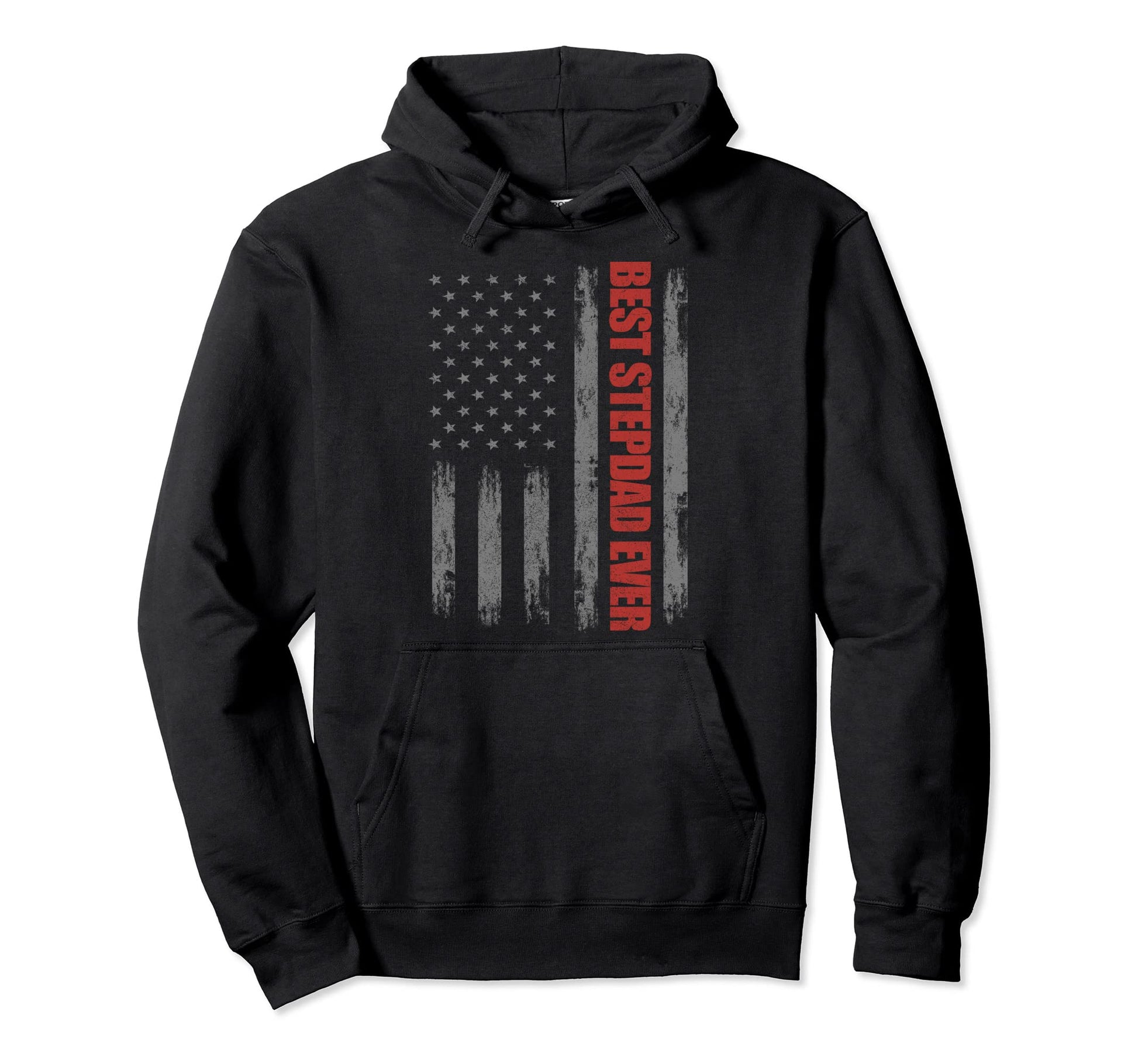 Veteran Day Usa Flag Stepdad Shirts Hoodie - Casual Everyday Wear Unisex - T-Shirt, Sweatshirt, Hoodie