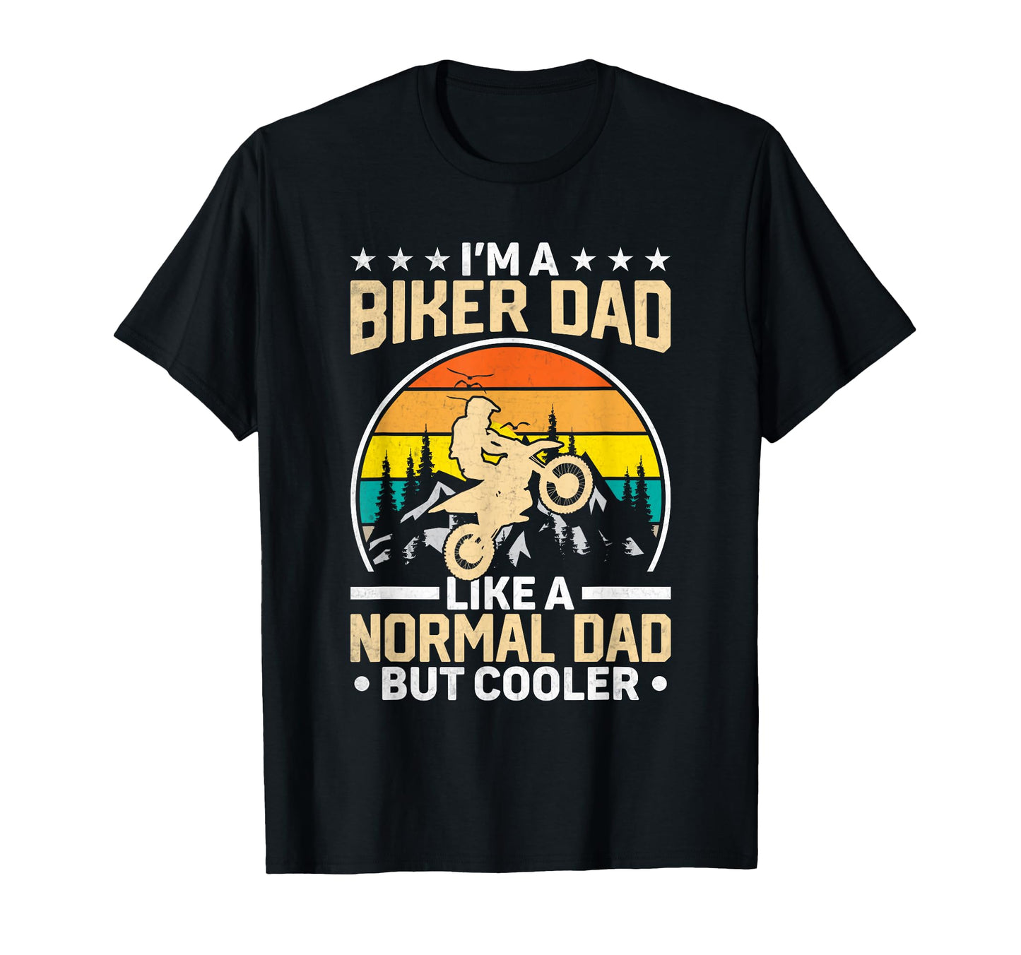 Biker Motorcycle Rider Dad Motorcyclist T-Shirt - Trendy Graphic Unisex - T-Shirt, Sweatshirt, Hoodie