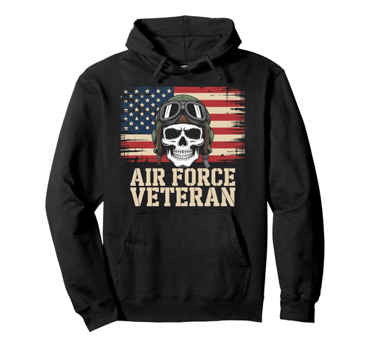 Air Force Veteran Us American Flag Dad Hoodie - Unique Graphic for Adults - T-Shirt, Sweatshirt, Hoodie