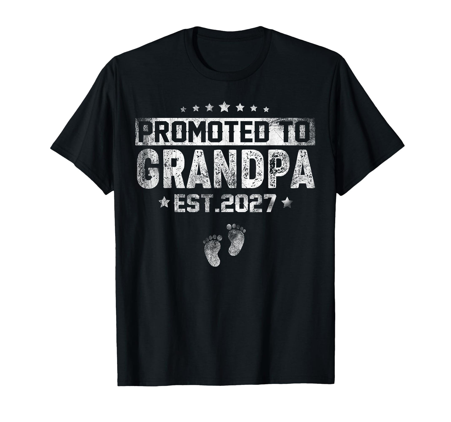 Promoted To Grandpa 2027 Funny New T-Shirt - Custom Art Print for Adults - T-Shirt, Sweatshirt, Hoodie