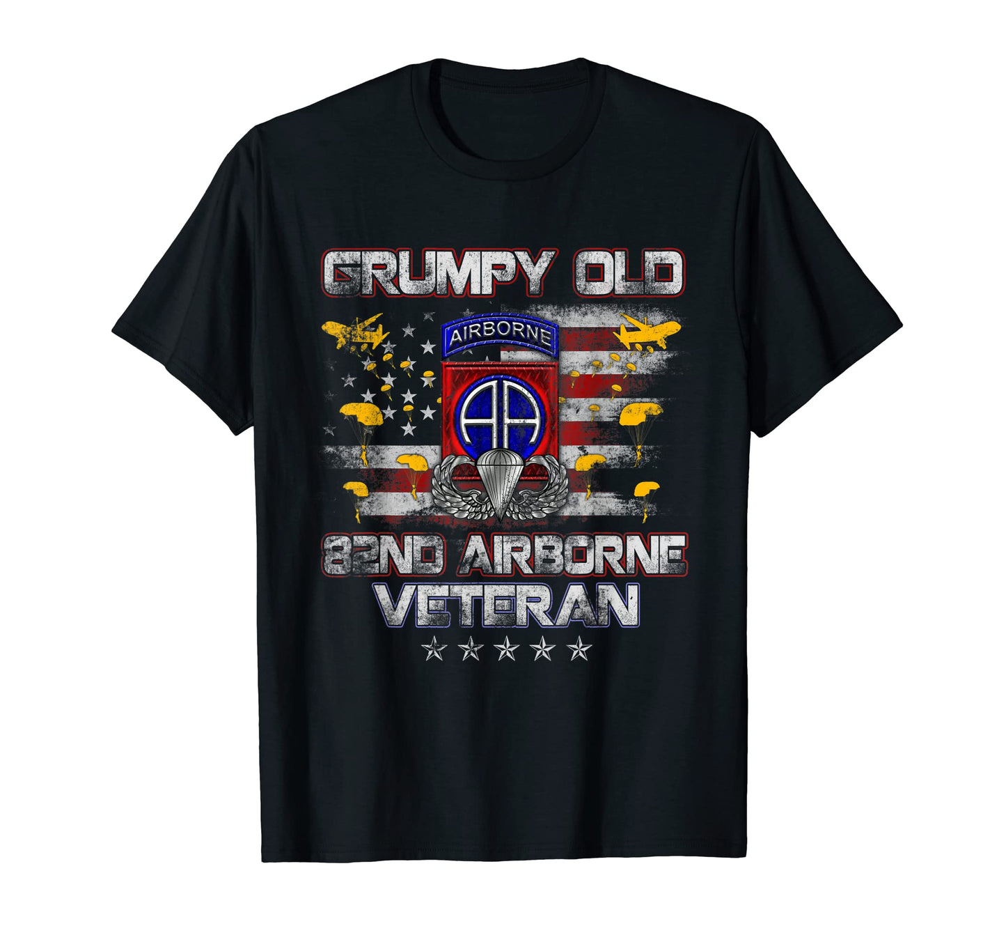 Im Grumpy Old 82Nd Airborne Div T-Shirt - Streetwear Style for Adults - T-Shirt, Sweatshirt, Hoodie