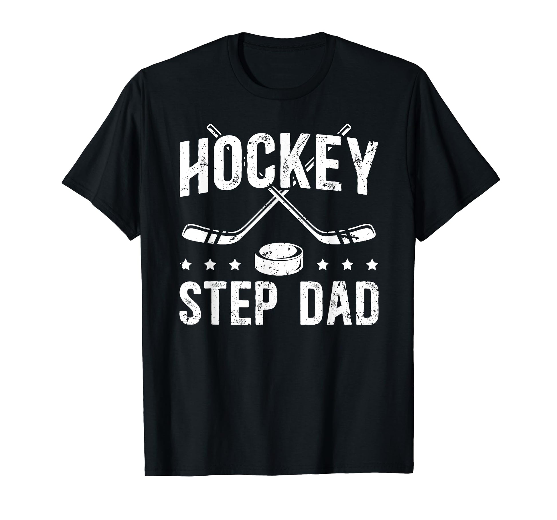 Hockey Step Dad Hockey Player Step T-Shirt - Graphic Print for Adults - T-Shirt, Sweatshirt, Hoodie