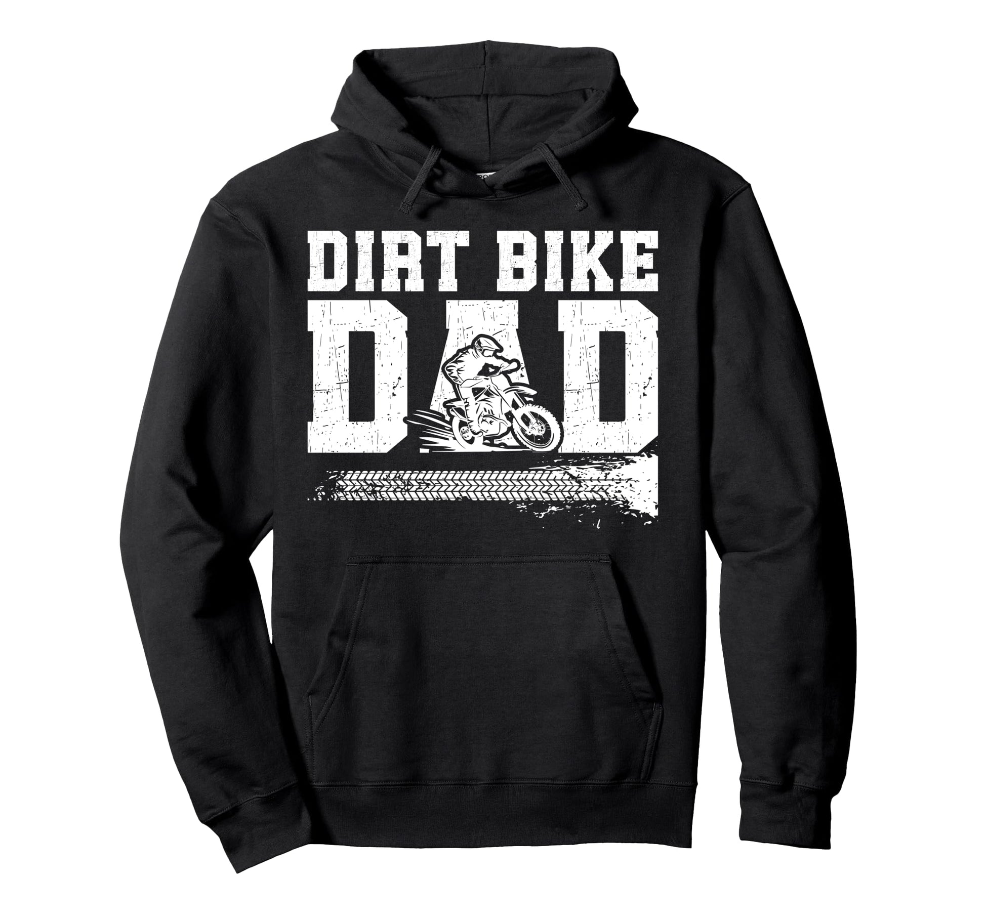 Dirt Bike Dad Dirt Biker Dad Proud Hoodie - Casual Everyday Wear Unisex - T-Shirt, Sweatshirt, Hoodie