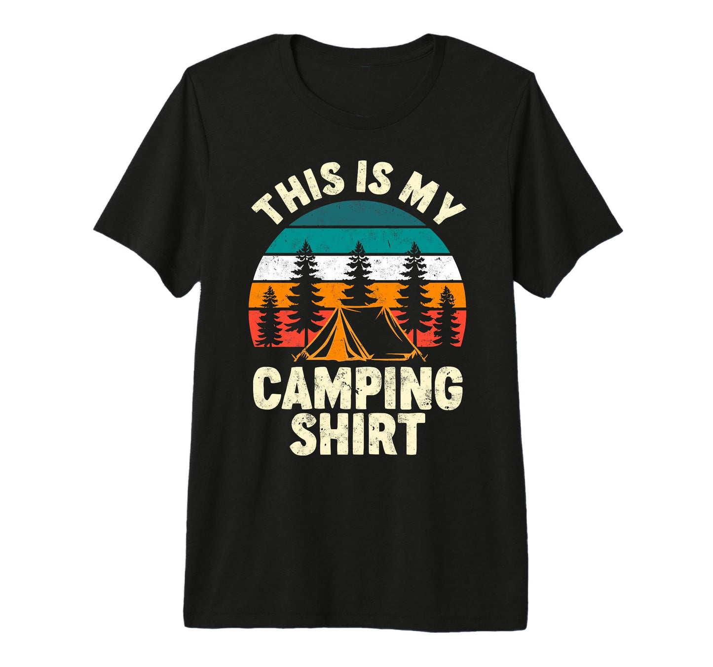This Is My Camping Mountain Hiking T-Shirt - Casual Everyday Wear Unisex - T-Shirt, Sweatshirt, Hoodie