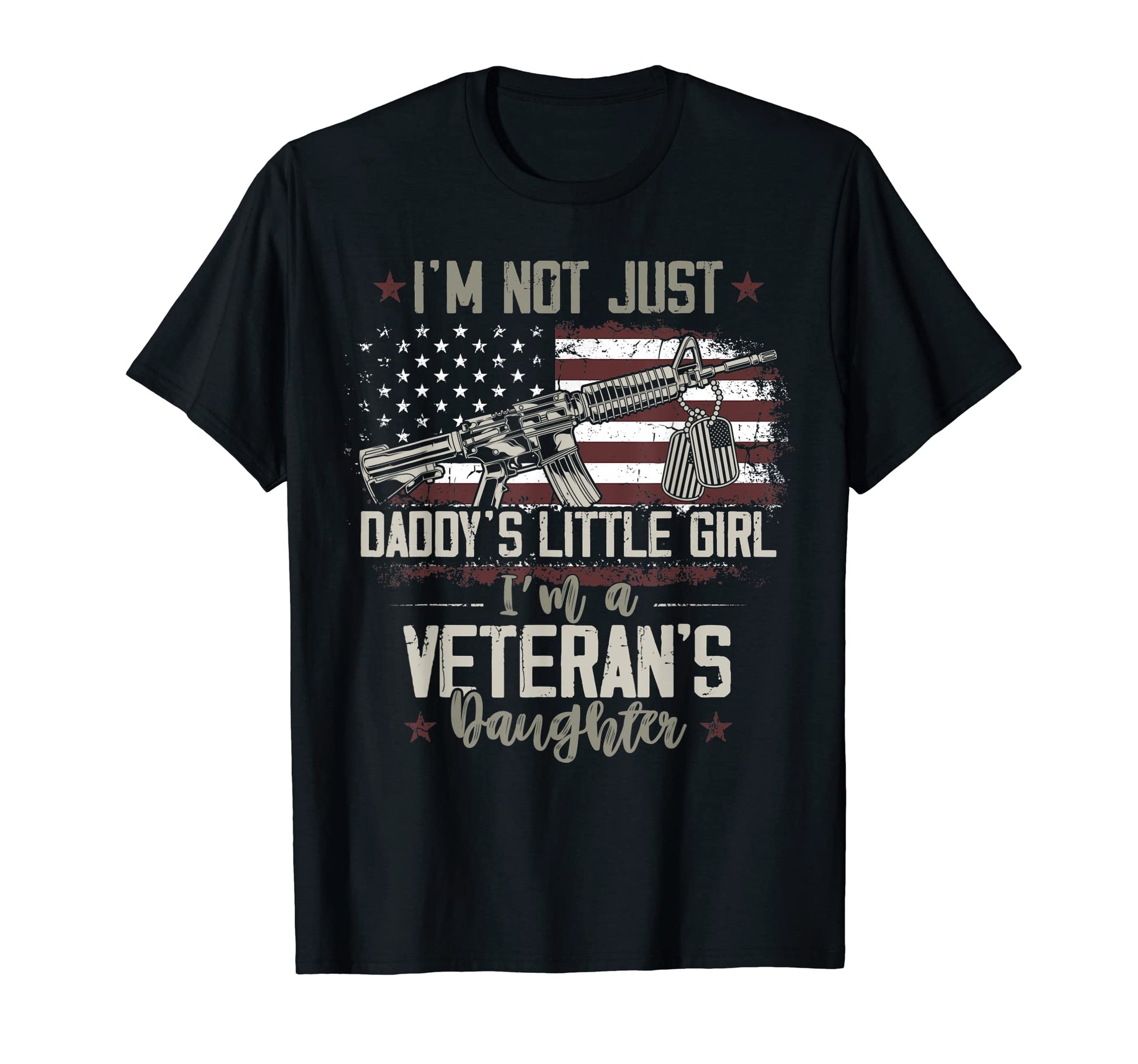 Im Not Just Daddys Little Veterans T-Shirt - Minimalist Print for Adults - T-Shirt, Sweatshirt, Hoodie