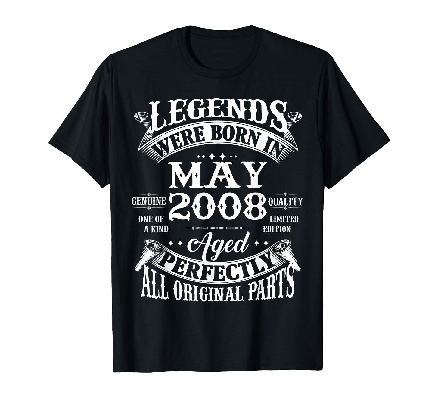 18Th Birthday Gift Legend Born May T-Shirt - Casual Everyday Wear Unisex - T-Shirt, Sweatshirt, Hoodie