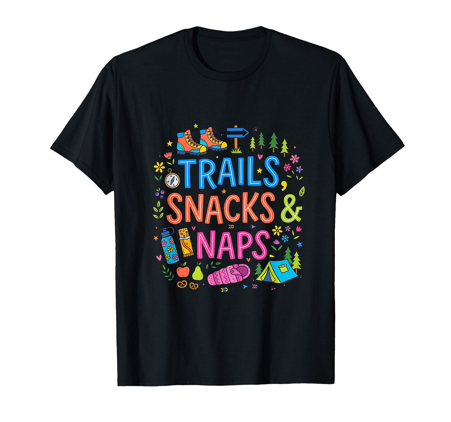 Funny Hiking Outdoor Adventures Nature T-Shirt - Custom Art Print Unisex - T-Shirt, Sweatshirt, Hoodie