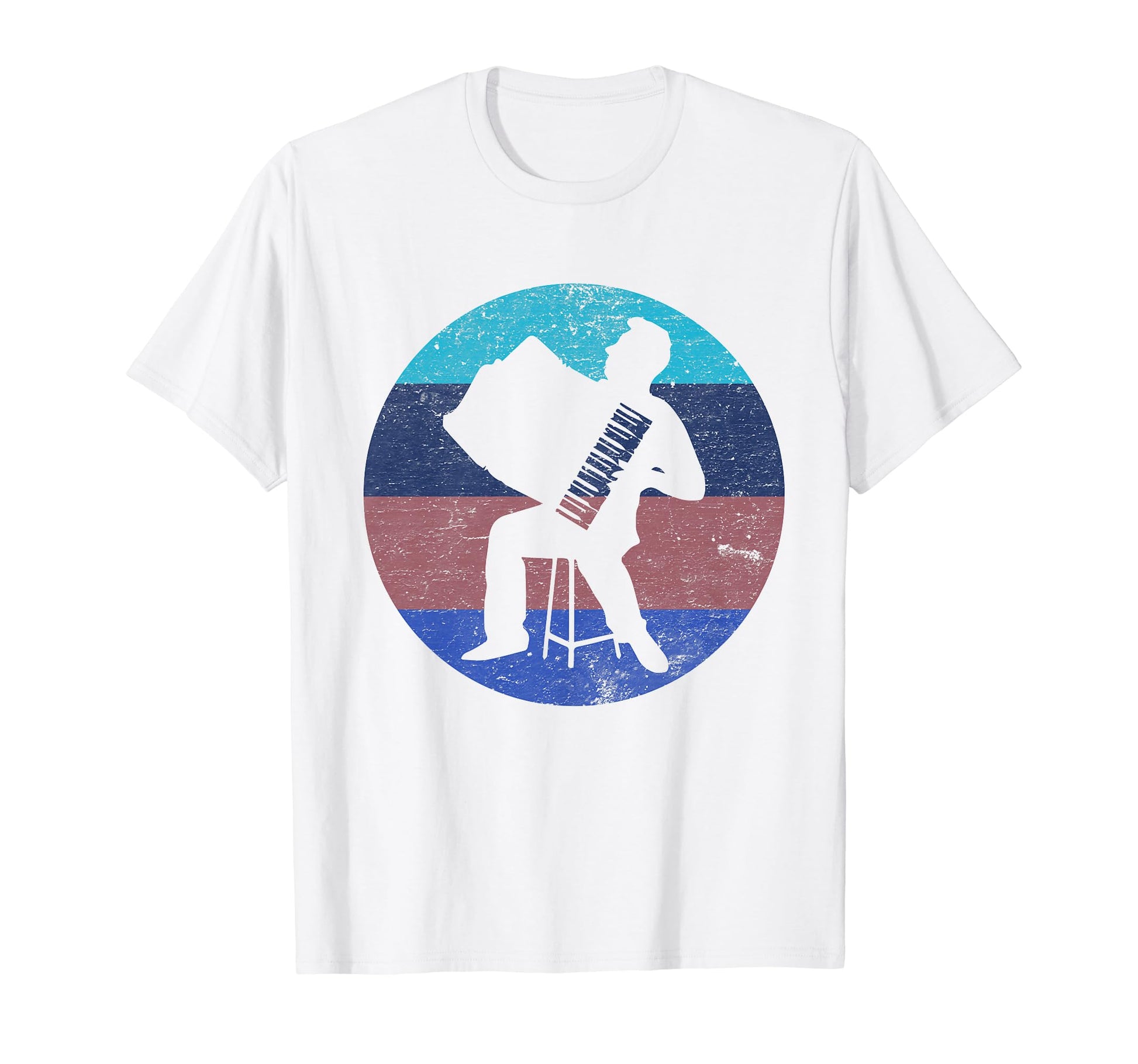 Accordion Instrument Hobby Learn T-Shirt - Unique Graphic Men Women - T-Shirt, Sweatshirt, Hoodie