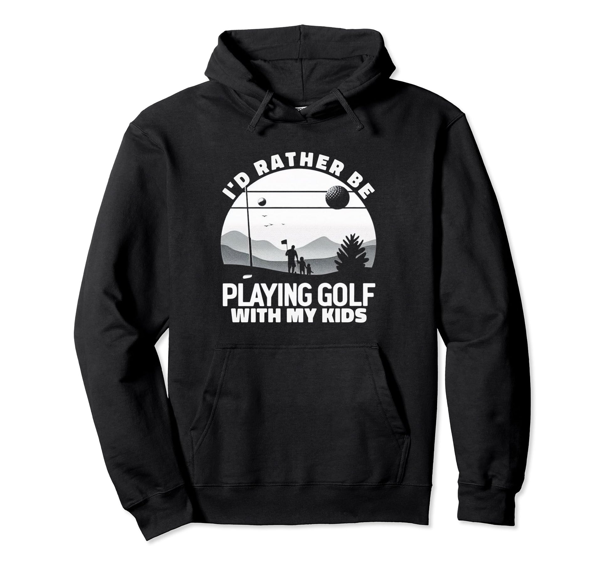 Sentimental Golfing Gift Parents Hoodie - Fun Novelty Design Men Women - T-Shirt, Sweatshirt, Hoodie