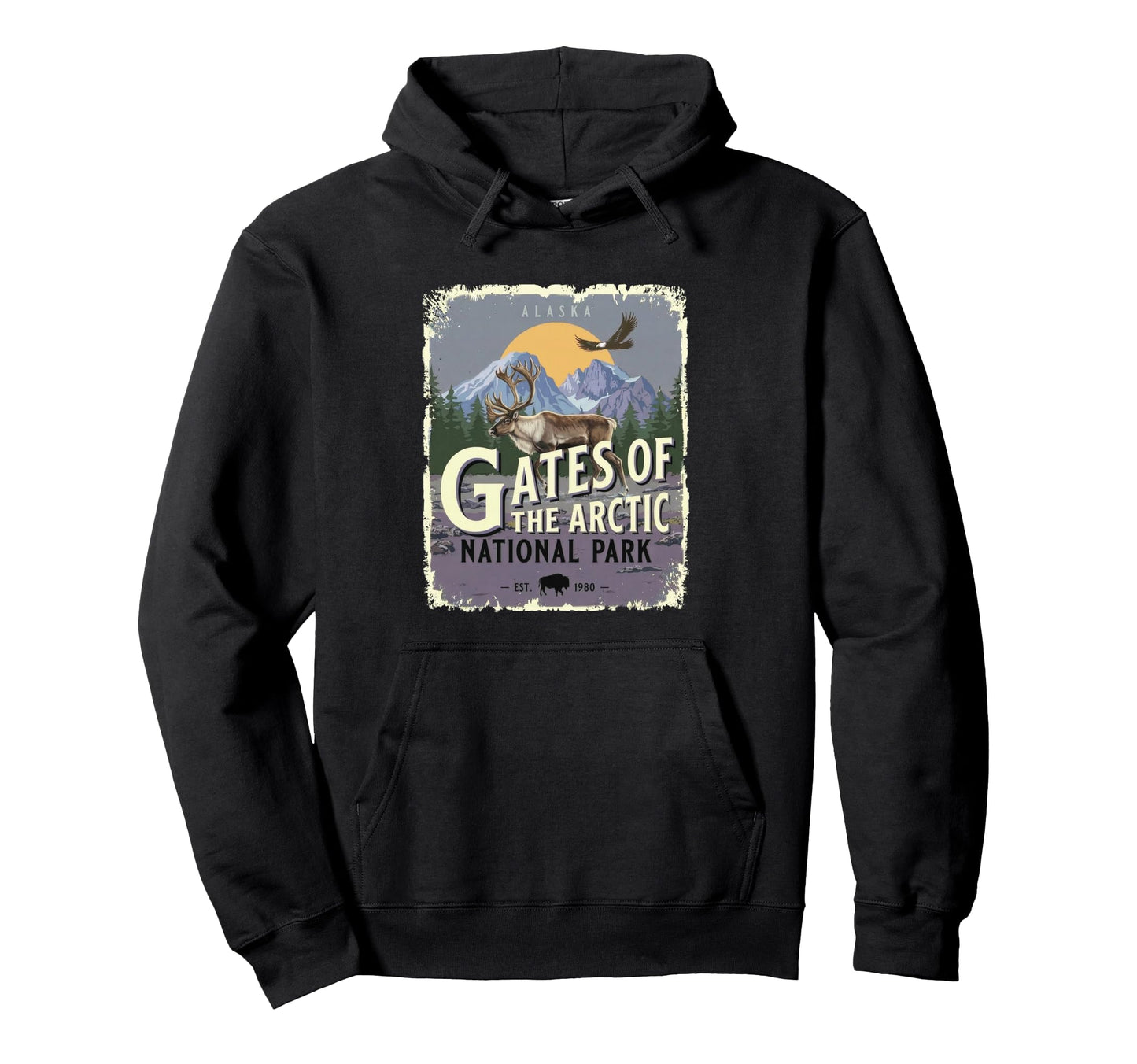 Gates Arctic National Park Alaska Souvenir Hoodie - Novelty Apparel Unisex - T-Shirt, Sweatshirt, Hoodie