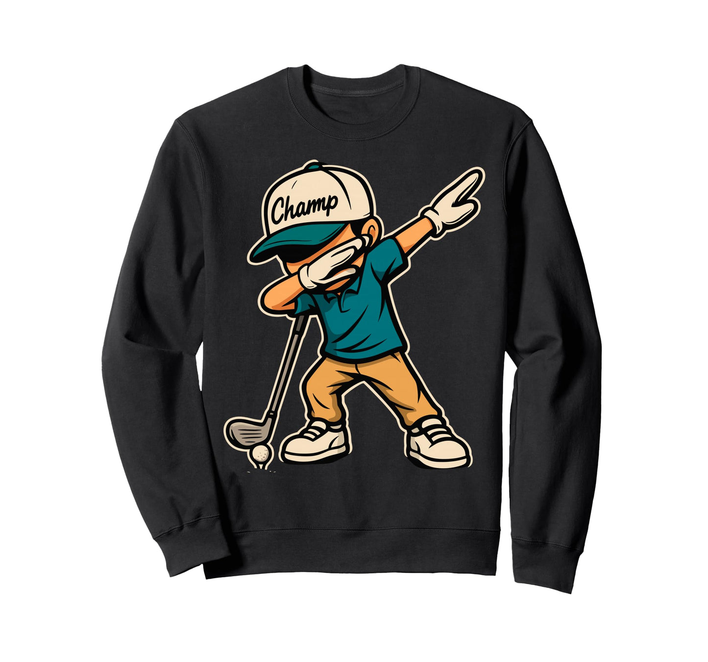 Funny Dabbing Dab Golf Player Golfer Sweatshirt - Novelty Apparel Unisex - T-Shirt, Sweatshirt, Hoodie