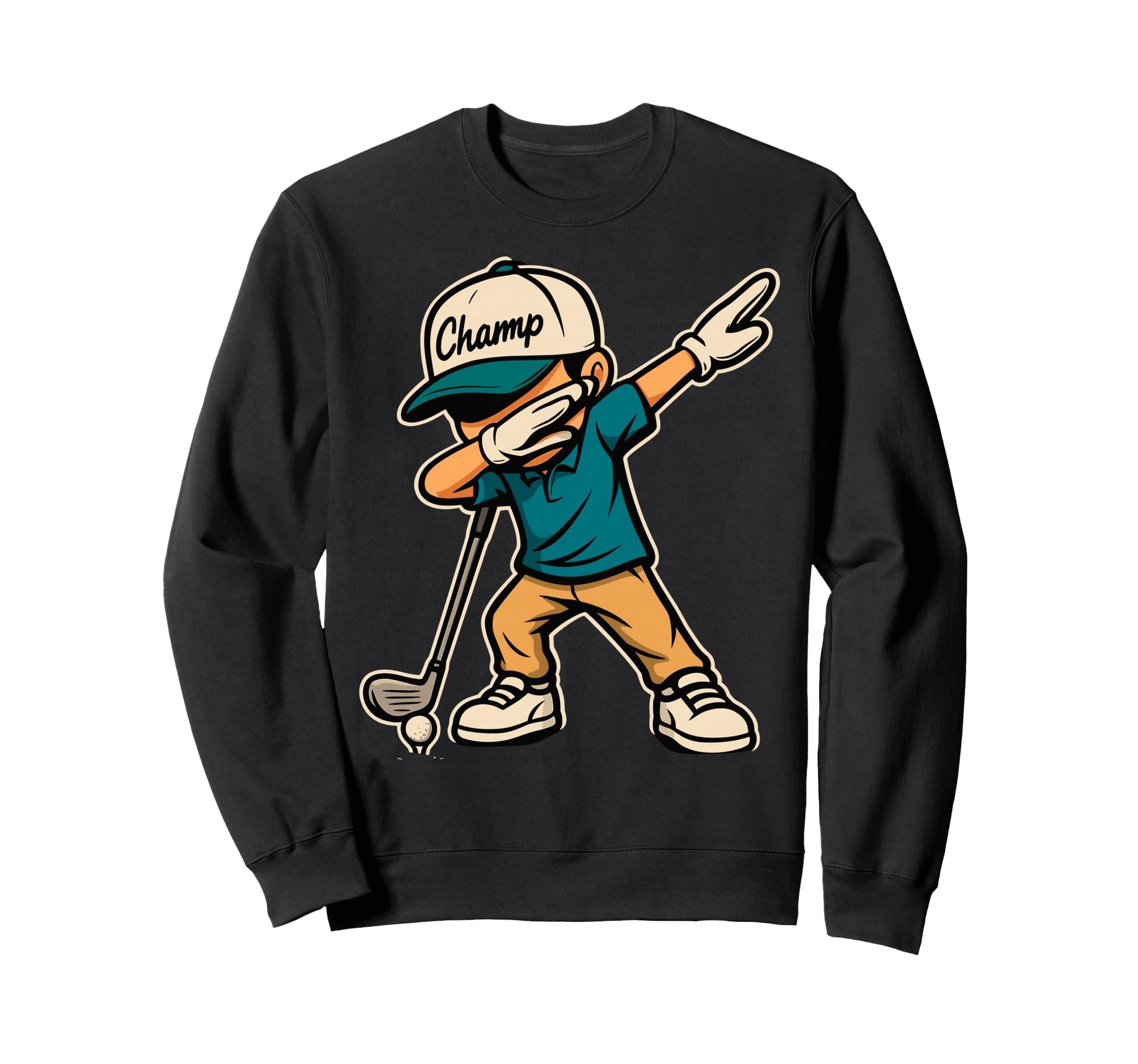 Funny Dabbing Dab Golf Player Golfer Sweatshirt - Novelty Apparel Unisex - T-Shirt, Sweatshirt, Hoodie