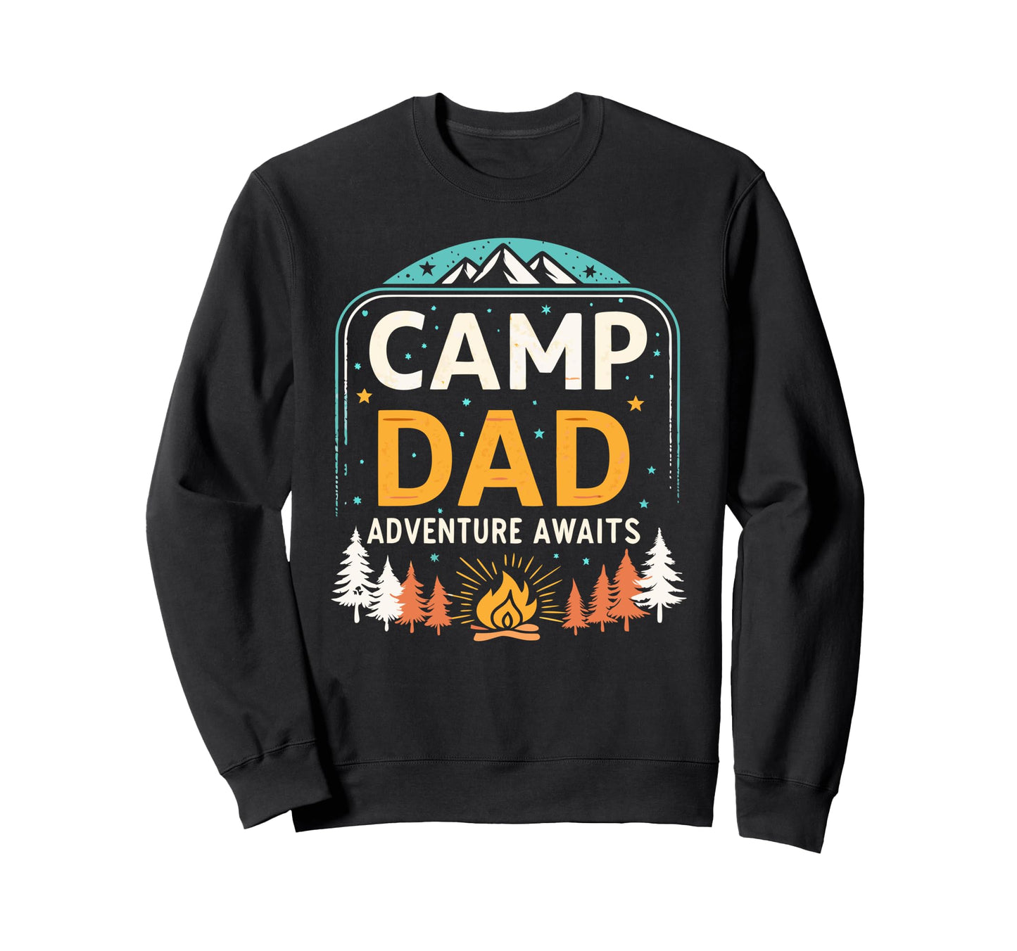 Wilderness Dad Camping Fathers Day Sweatshirt - Unique Graphic for Adults - T-Shirt, Sweatshirt, Hoodie