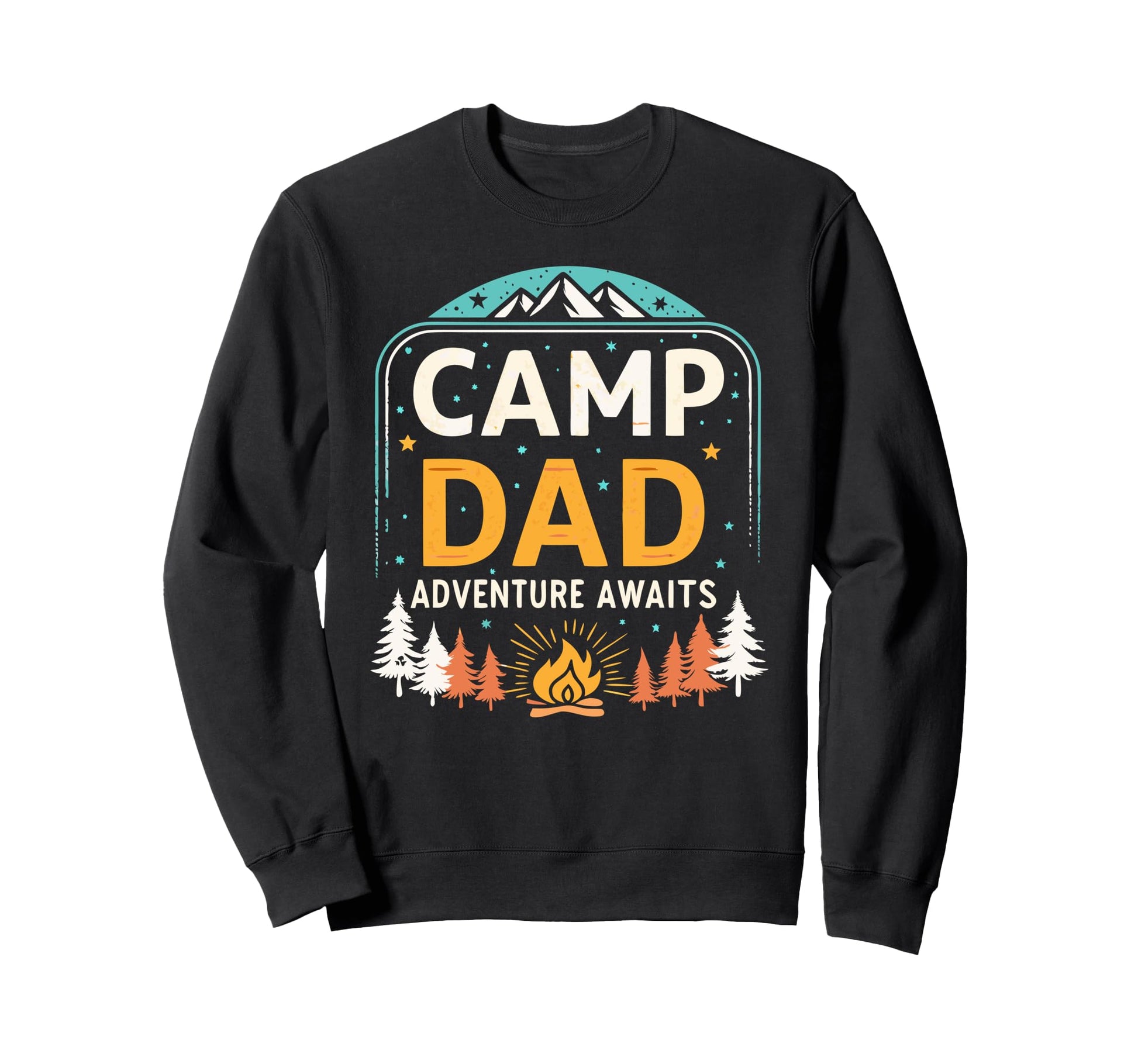 Wilderness Dad Camping Fathers Day Sweatshirt - Unique Graphic for Adults - T-Shirt, Sweatshirt, Hoodie