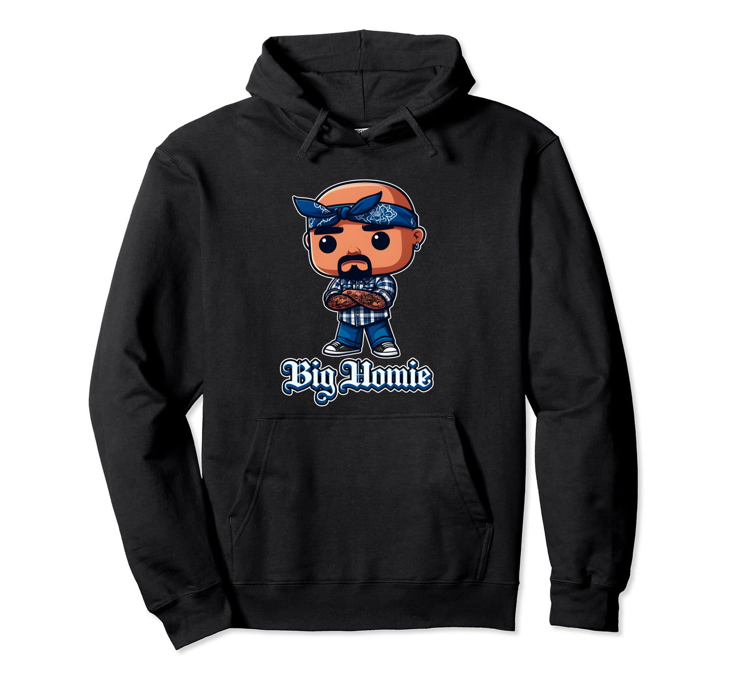 Big Homie Funny Husband Or Dad Gift Home Hoodie - Unique Graphic Unisex - T-Shirt, Sweatshirt, Hoodie