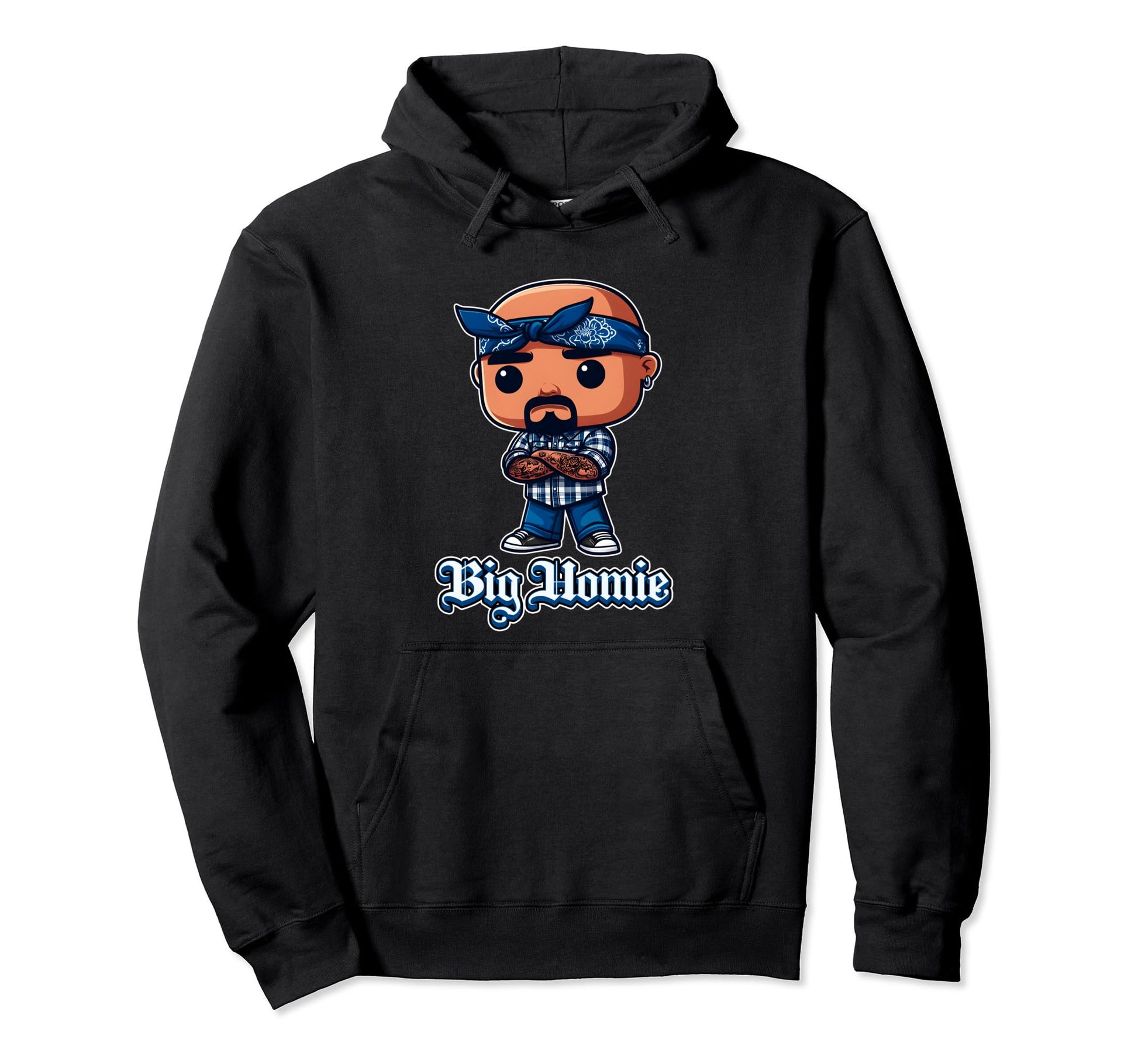 Big Homie Funny Husband Or Dad Gift Home Hoodie - Unique Graphic Unisex - T-Shirt, Sweatshirt, Hoodie