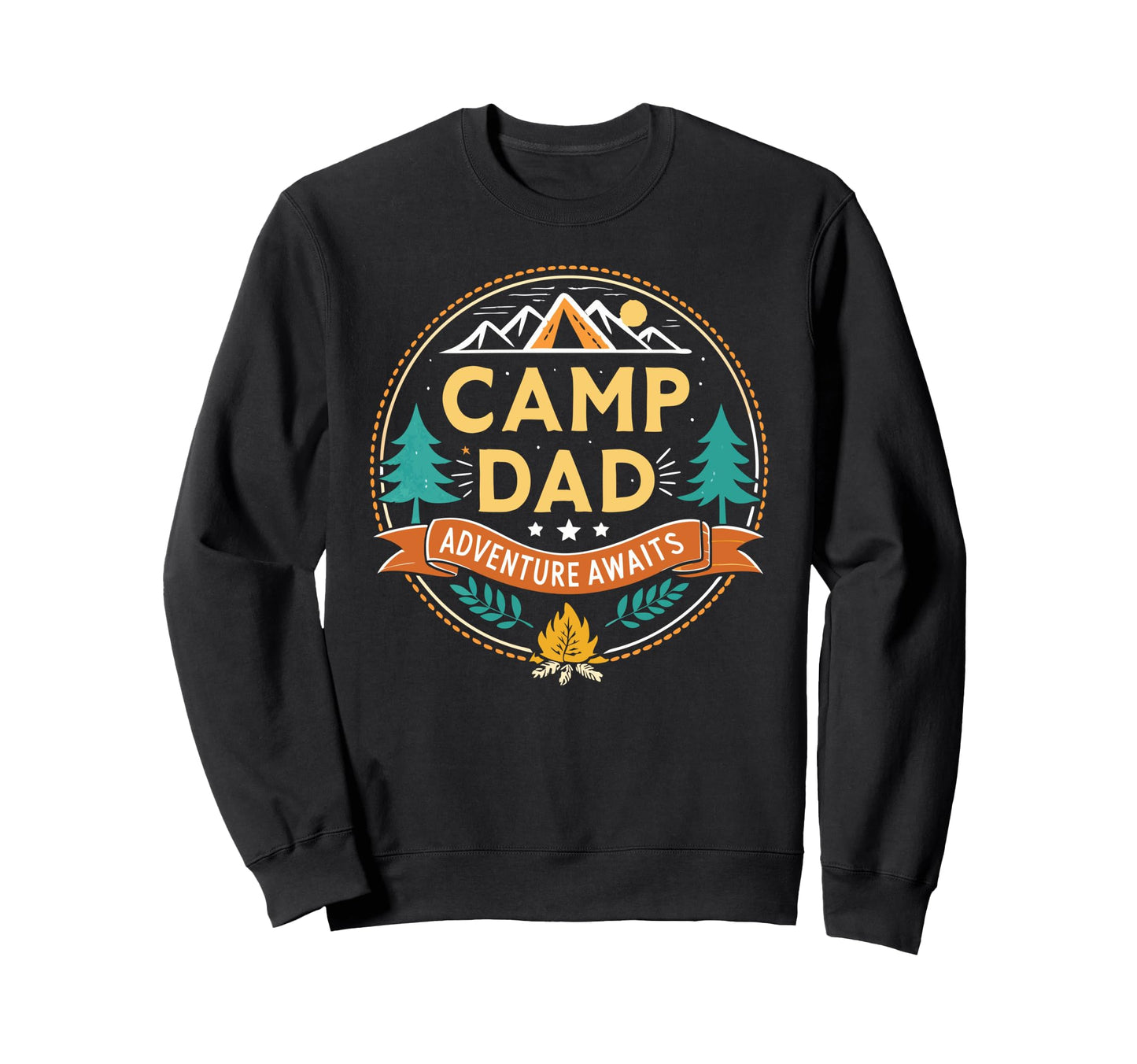Nature Dad Camping Dad Fathers Sweatshirt - Aesthetic Graphic Men Women - T-Shirt, Sweatshirt, Hoodie