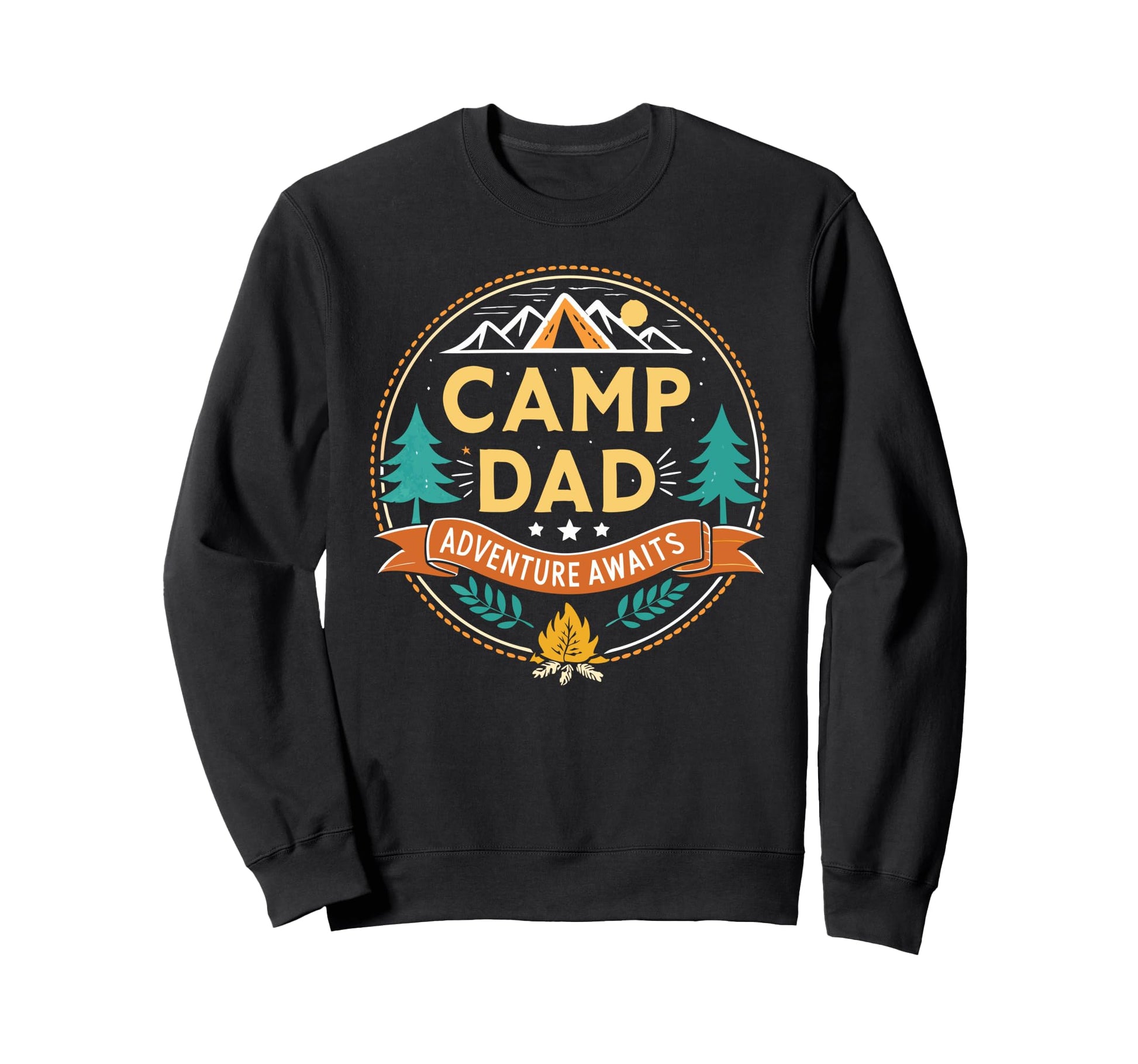 Nature Dad Camping Dad Fathers Sweatshirt - Aesthetic Graphic Men Women - T-Shirt, Sweatshirt, Hoodie