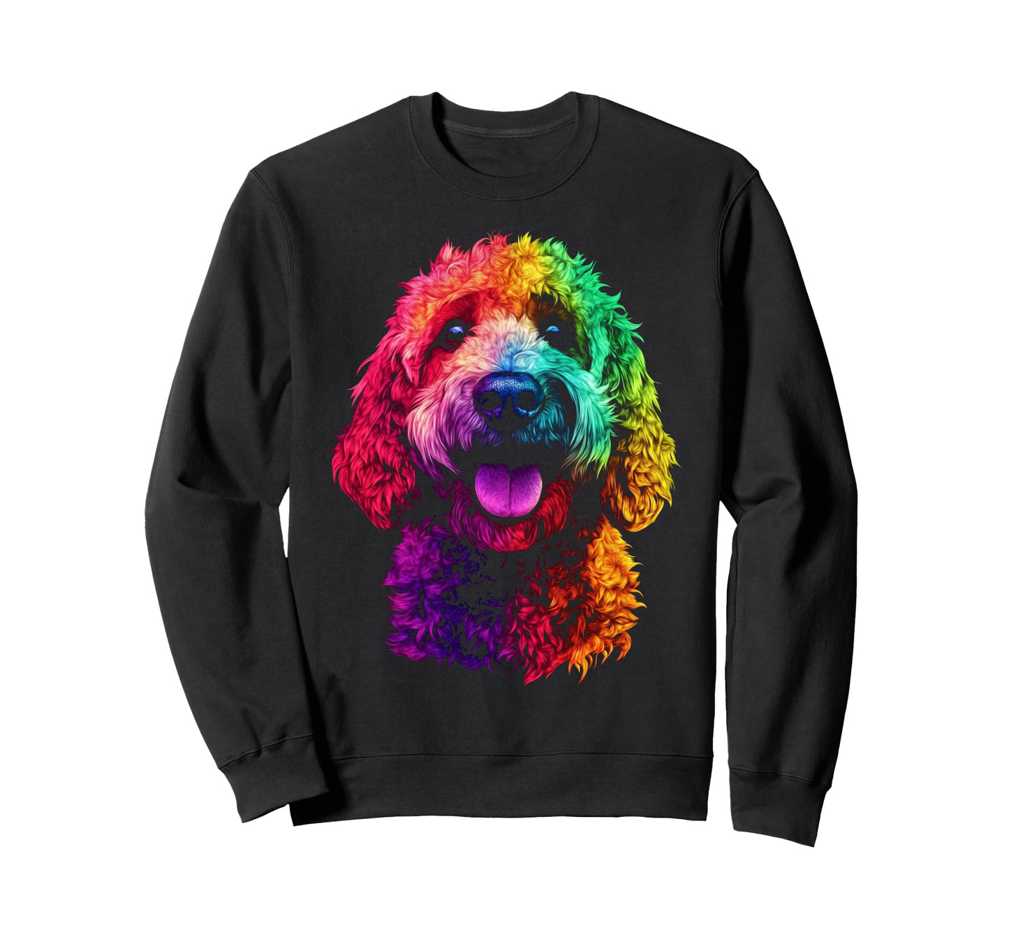 Goldendoodle Dog Pop Art Sweatshirt - Casual Everyday Wear Men Women - T-Shirt, Sweatshirt, Hoodie