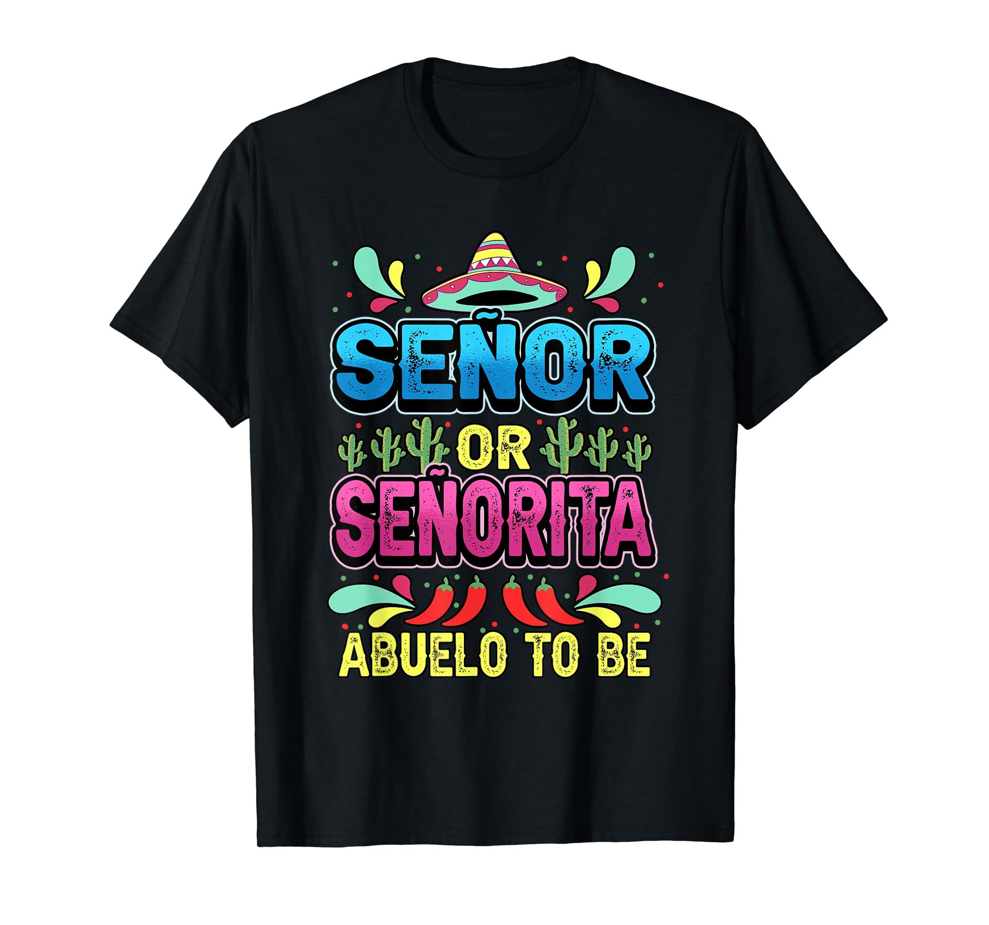 Reveal Se Or Or Se Orita Abuelo To Be T-Shirt - Trendy Graphic Men Women - T-Shirt, Sweatshirt, Hoodie